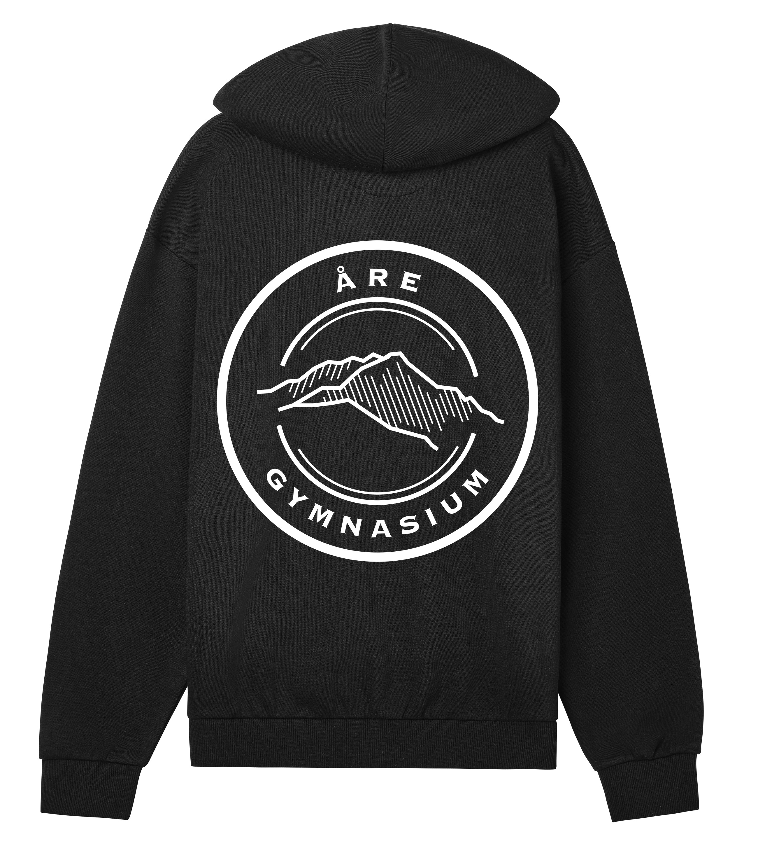 Zip-hoodie - Åre - Tryck fram & bak