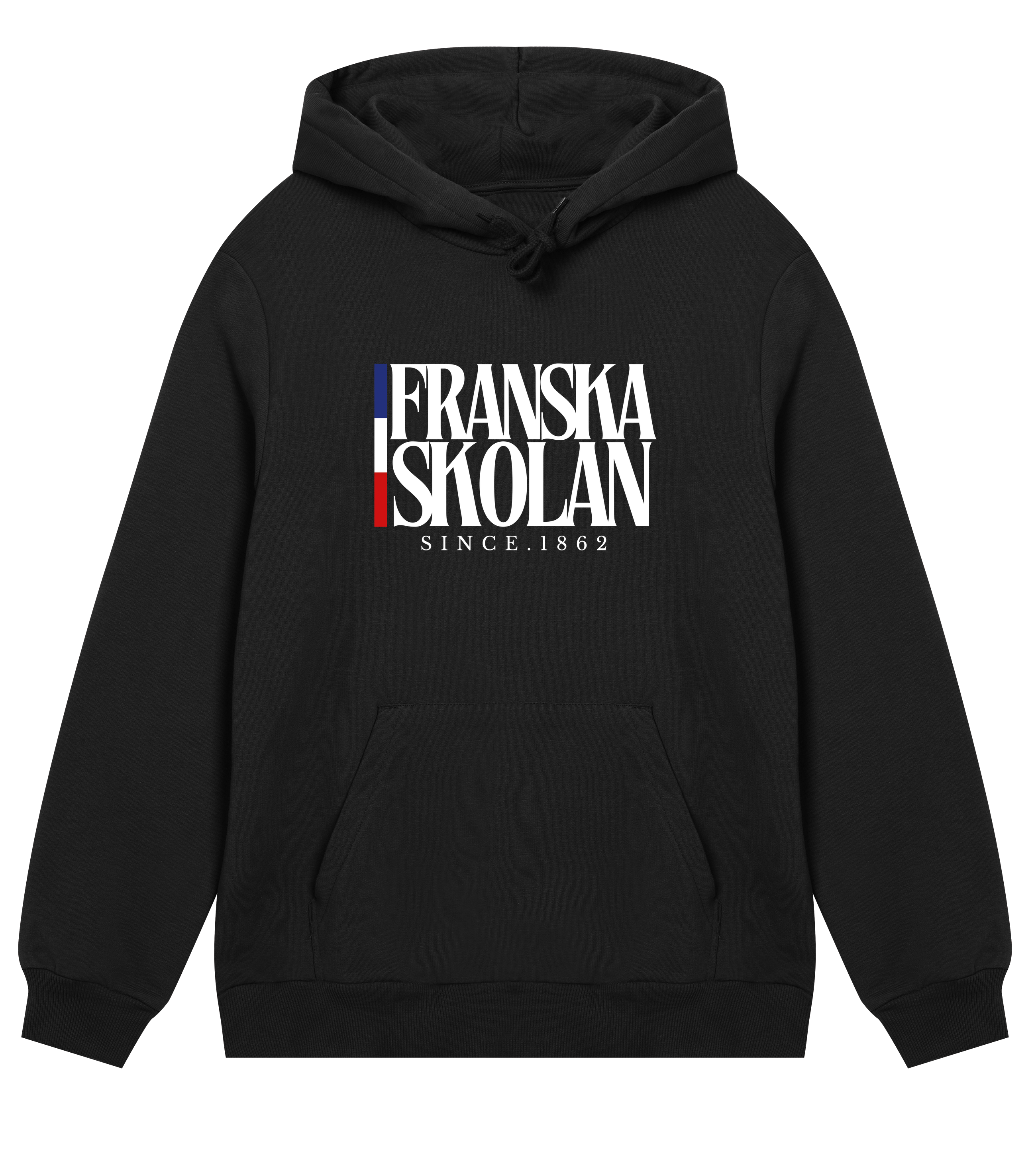 Hoodie - Franska Skolan - Tryck fram