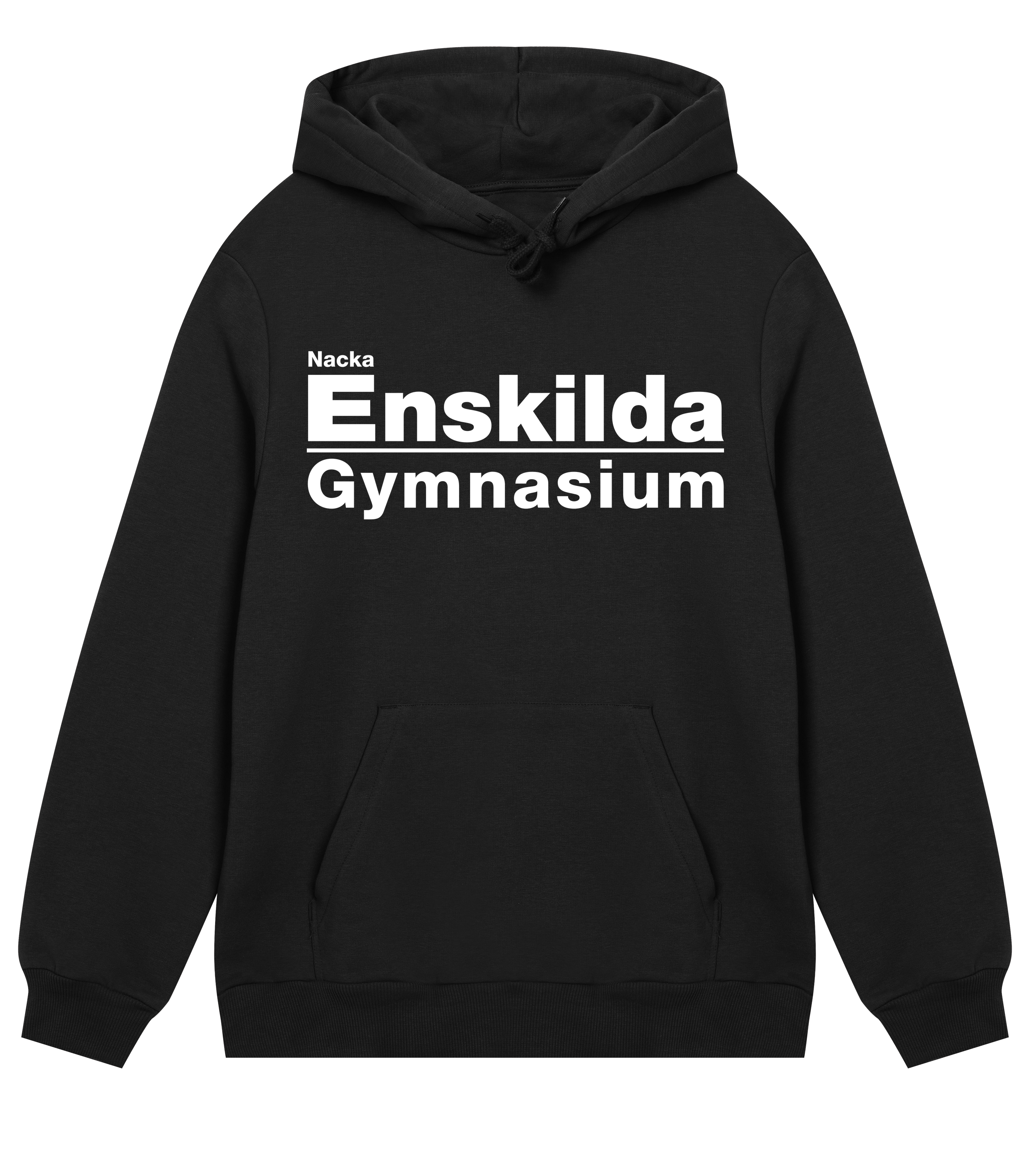 Hoodie - Nacka Enskilda - Tryck fram