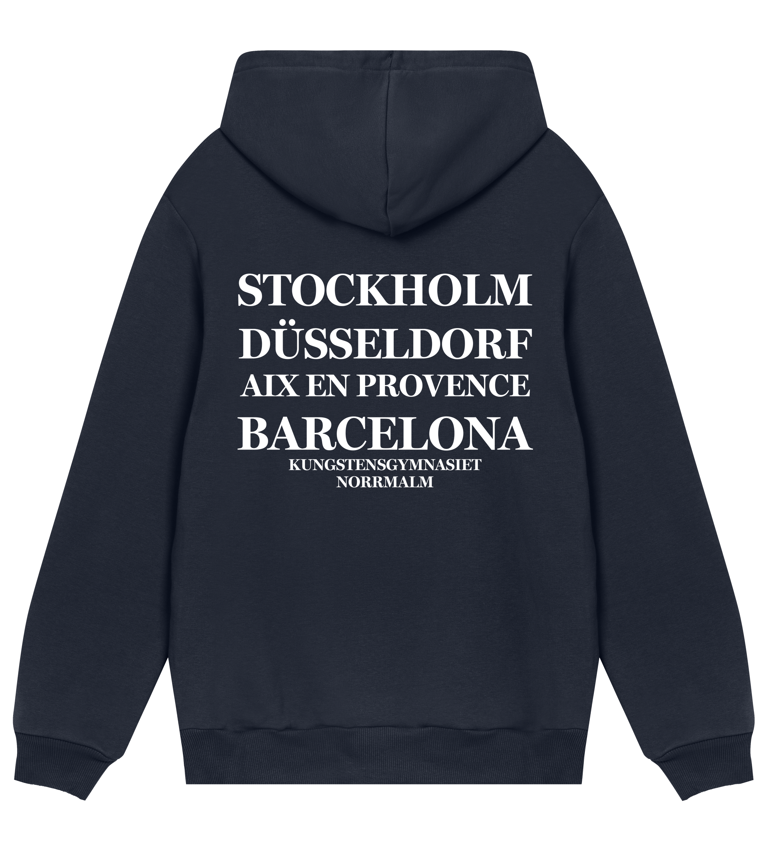 Hoodie - Kungsten - Tryck fram & bak