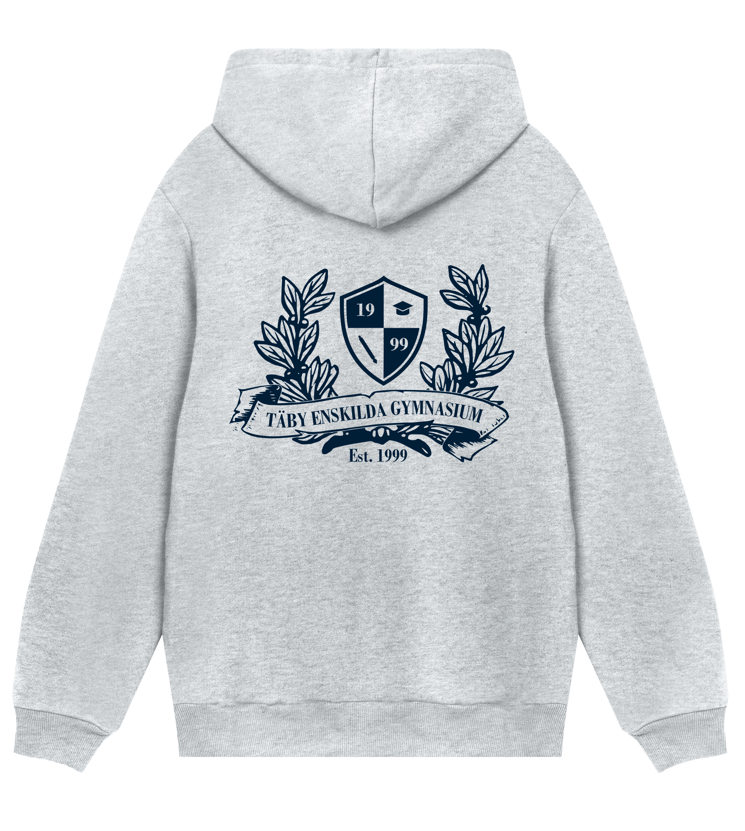 Hoodie - Täby Enskilda - Tryck bak