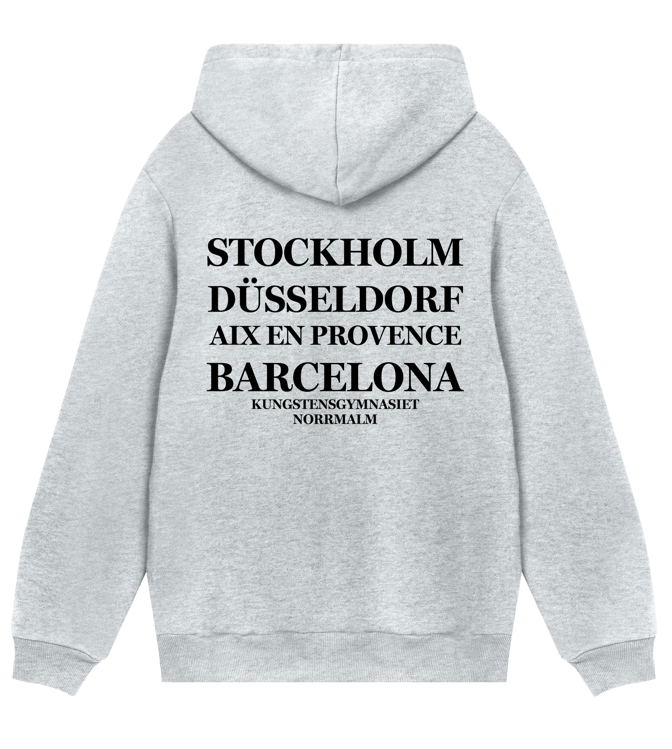 Hoodie - Kungsten - Tryck fram & bak