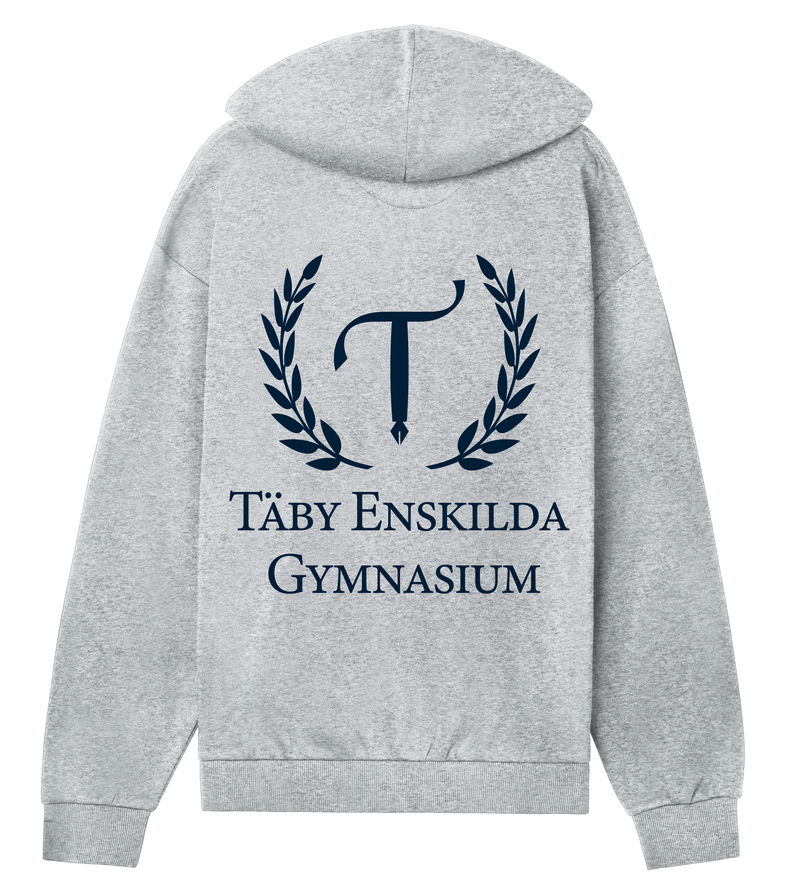 Zip-hoodie - Täby Enskilda - Tryck fram & bak