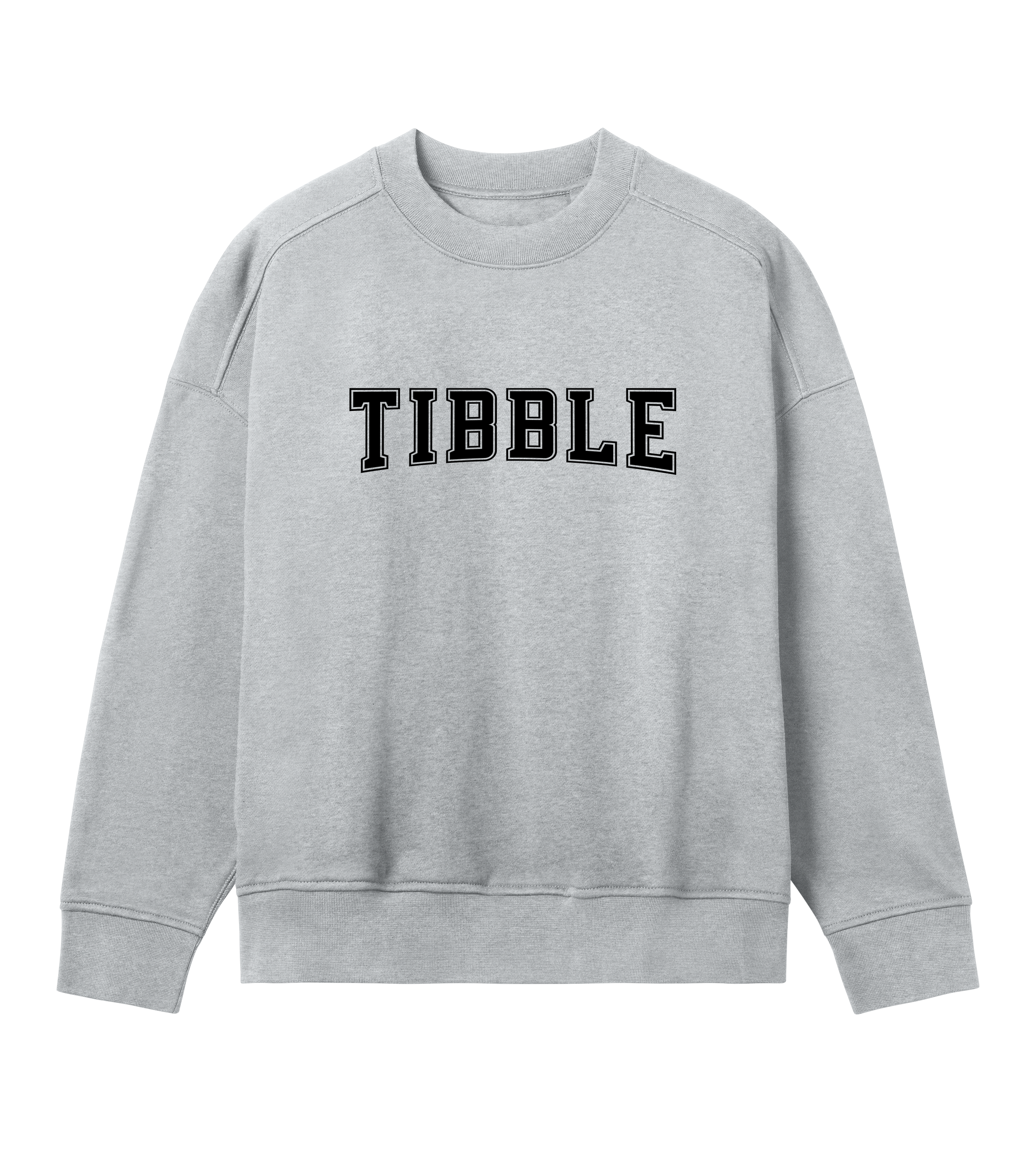 Oversized sweatshirt - Dam - Tibble - Tryck fram