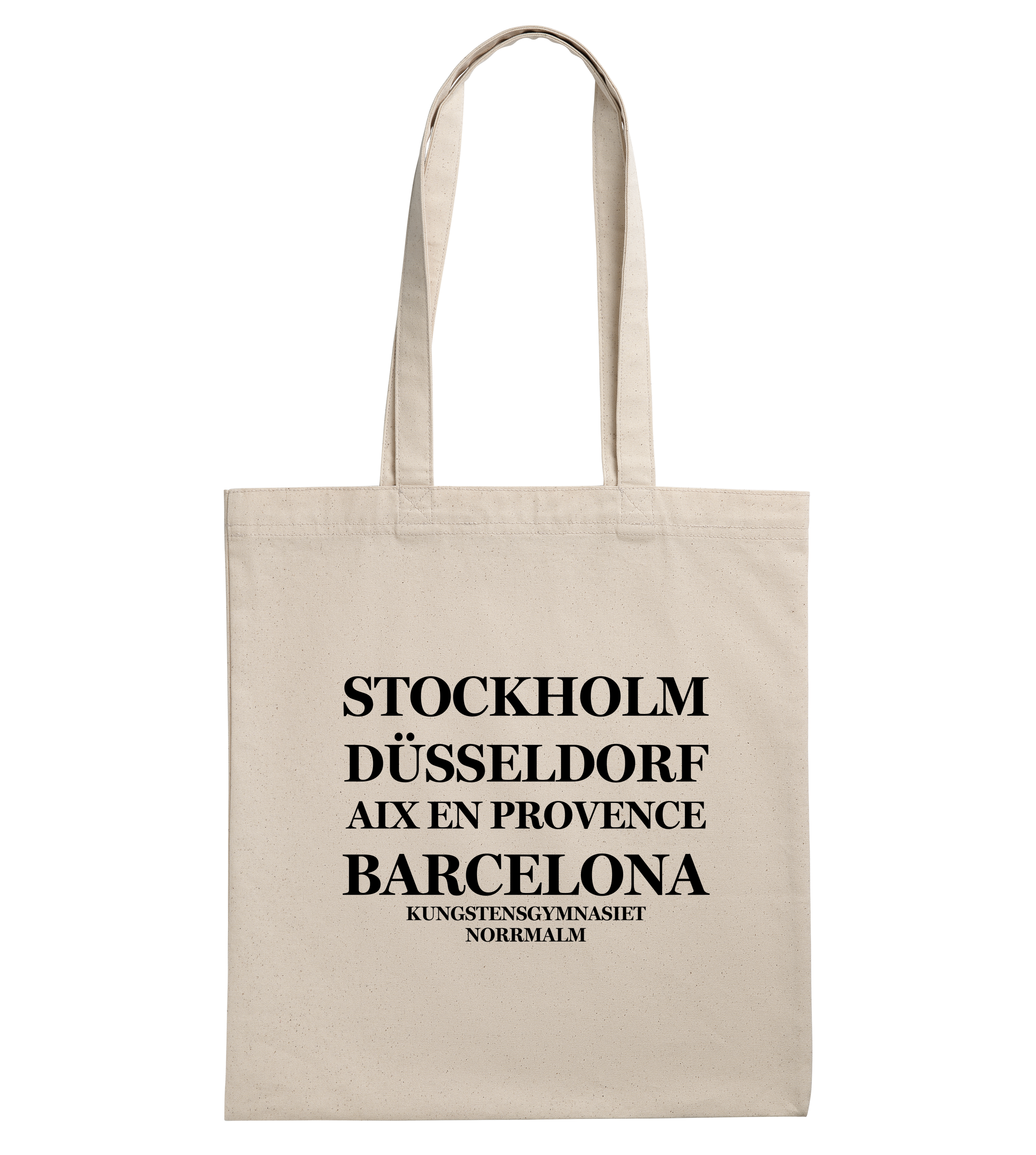 Totebag - Kungsten - Fram & bak