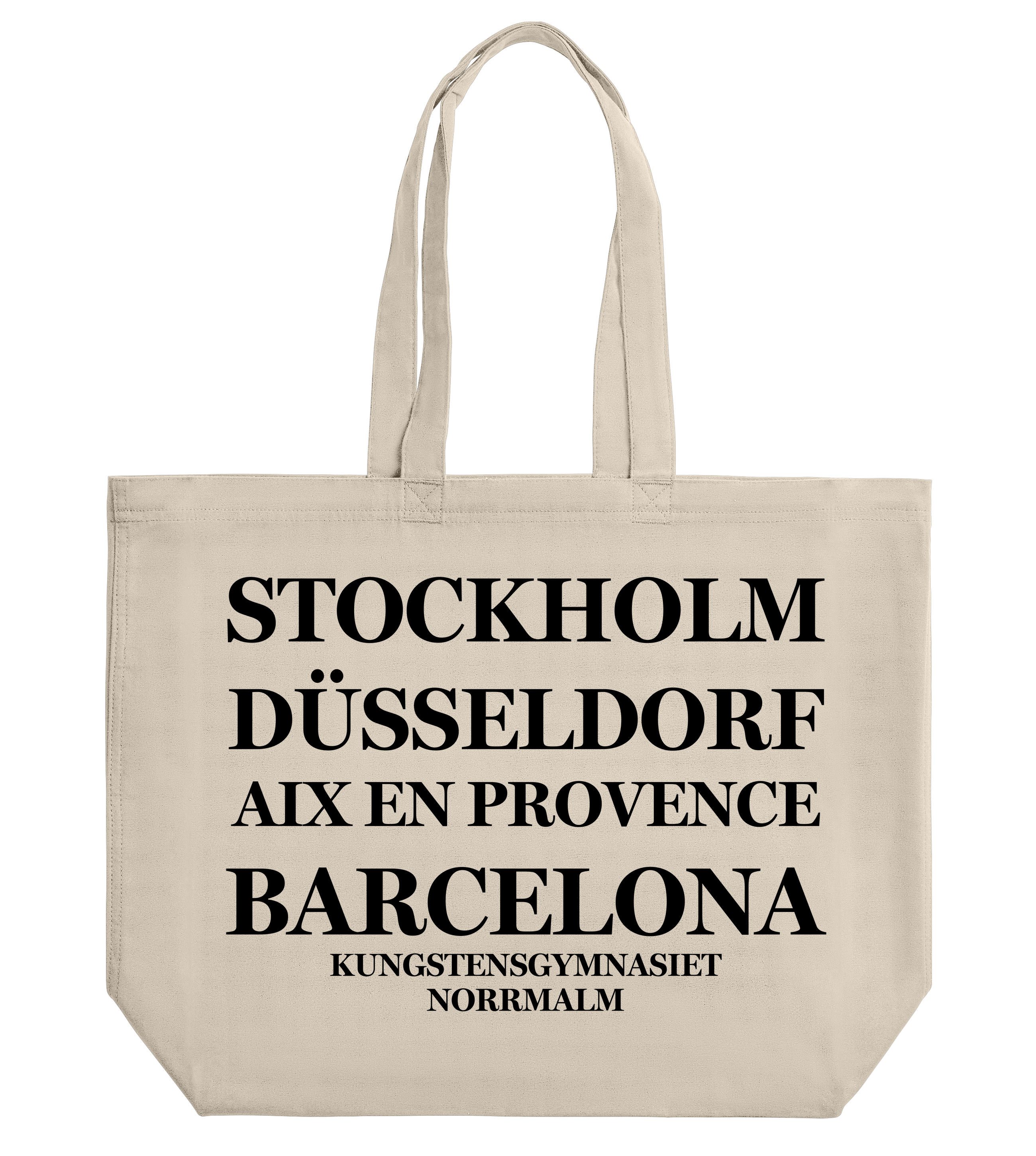 Totebag large - Kungsten - Fram & bak