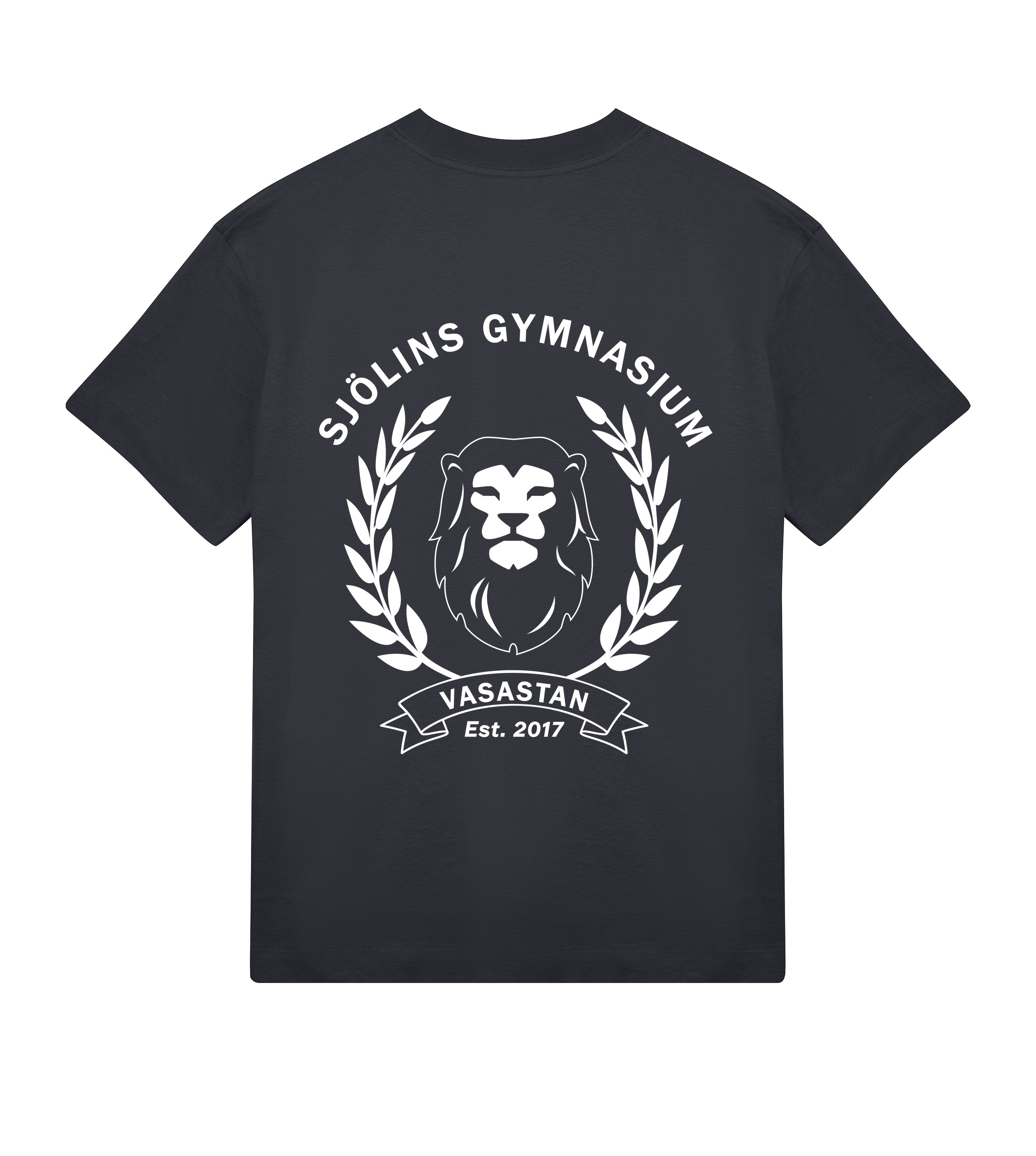 Boxy t-shirt - Herr - Sjölins Vasastan - Tryck bak