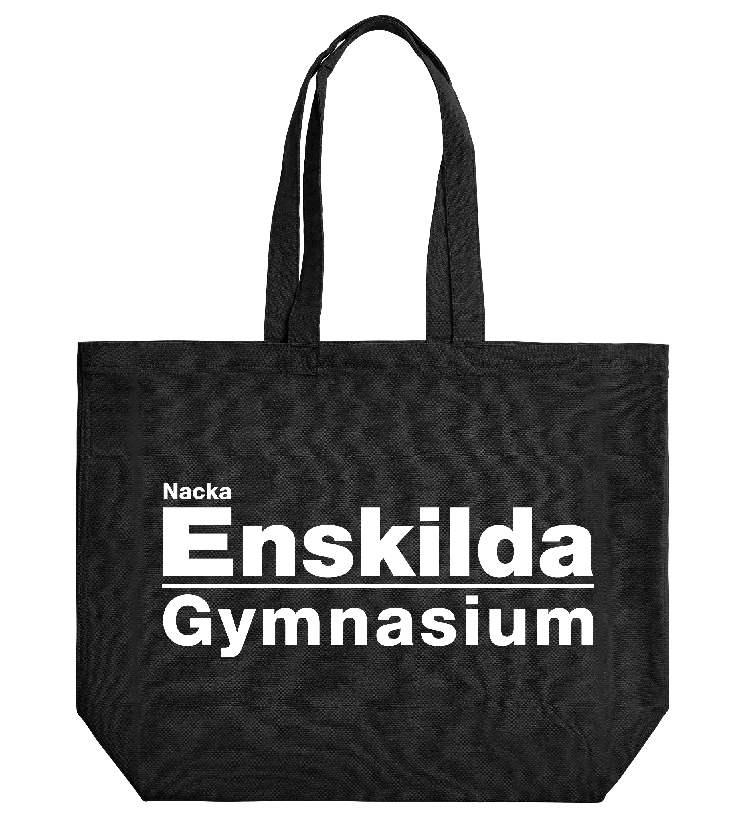 Totebag Large - Nacka Enskilda - Tryck fram & bak