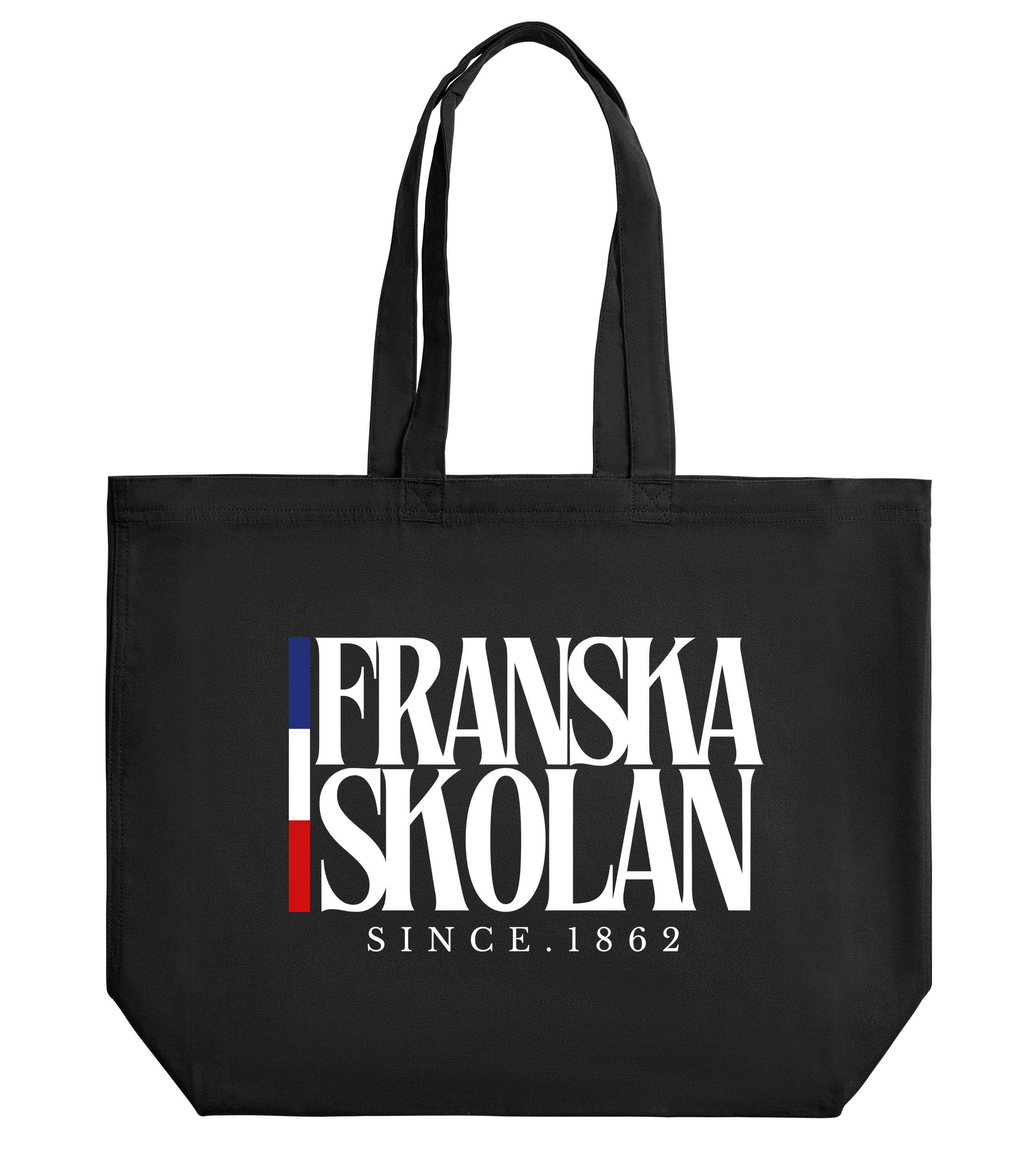 Totebag large - Franska Skolan - Tryck fram & bak