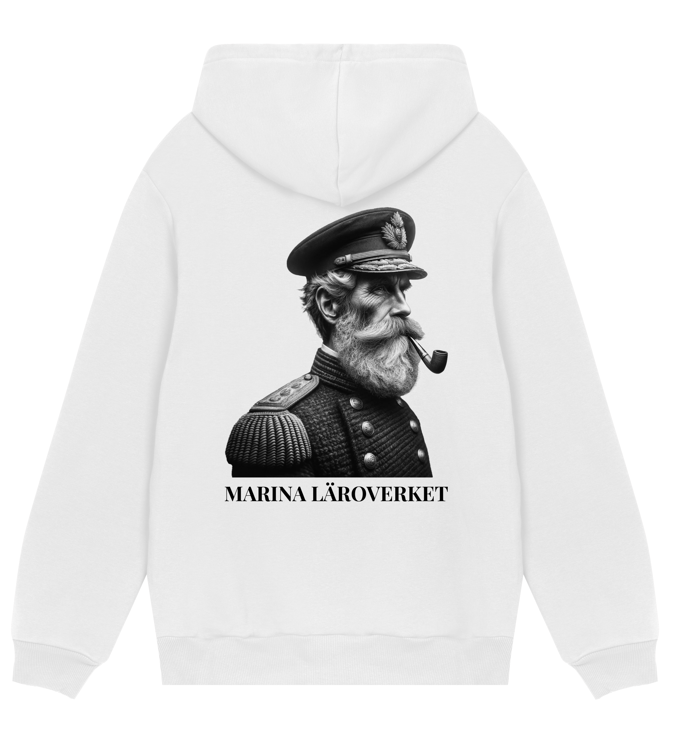 Hoodie - Marina Läroverket - Tryck bak