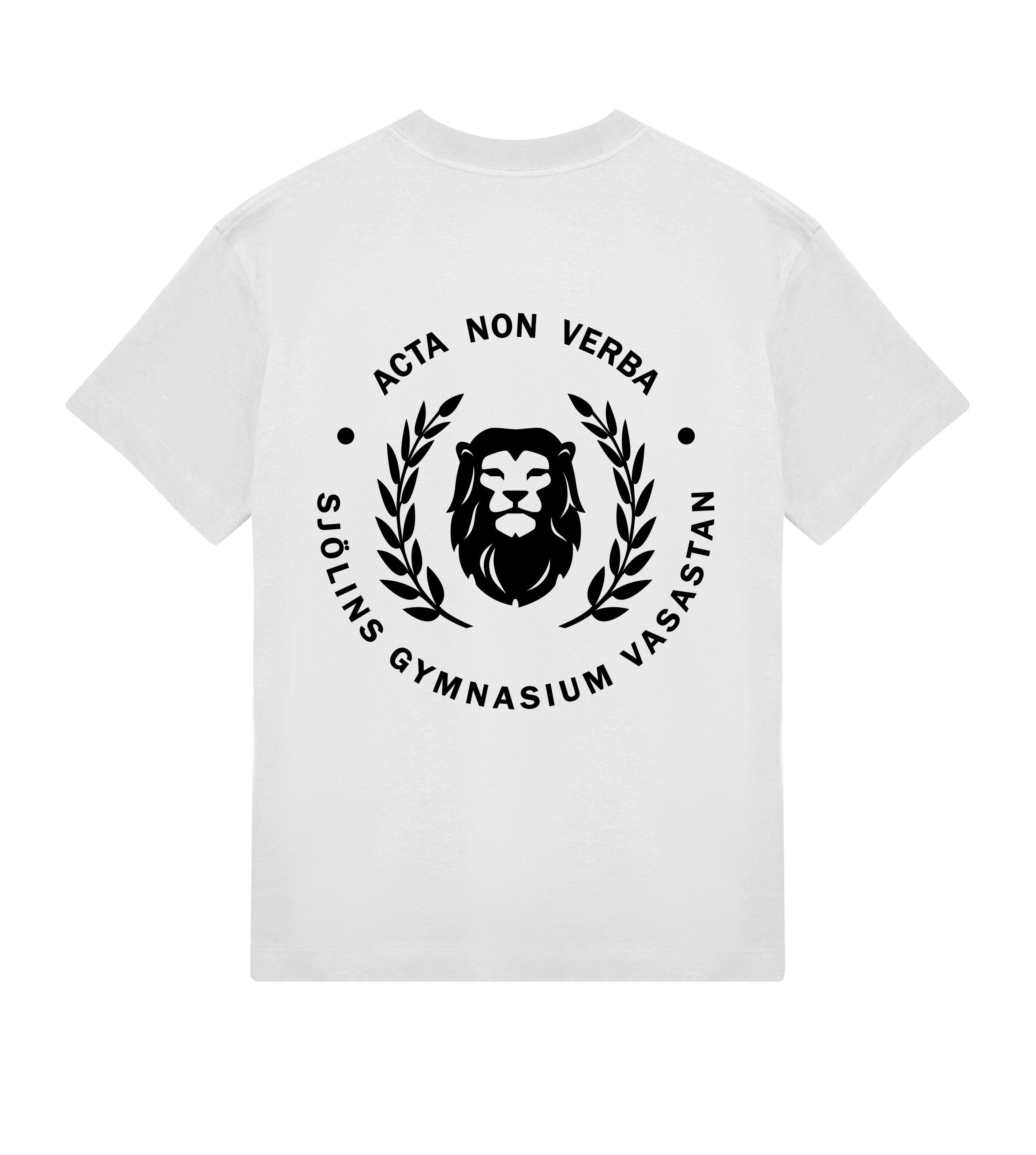 Boxy t-shirt - Herr - Sjölins Vasastan - Tryck bak