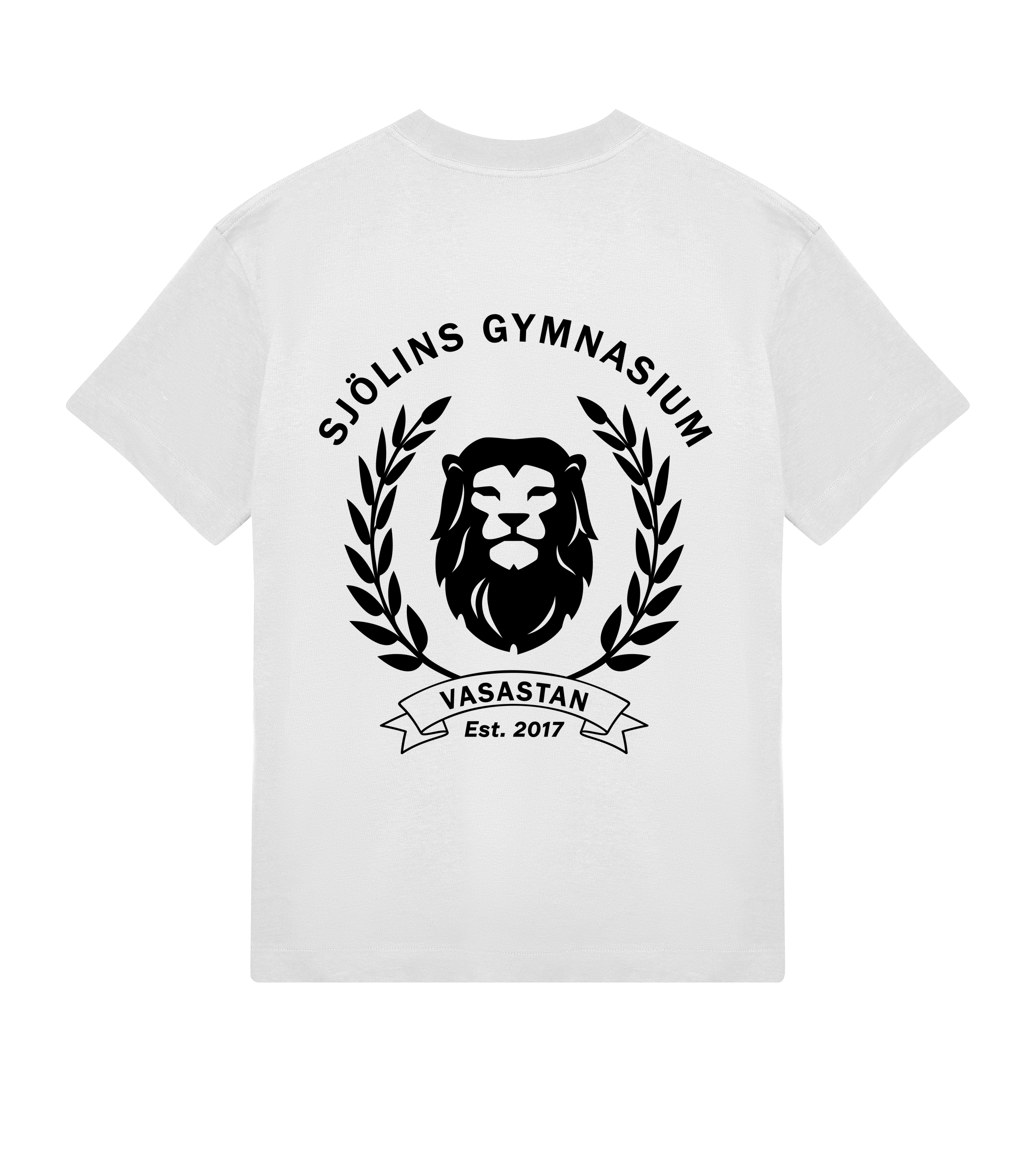 Boxy t-shirt - Herr - Sjölins Vasastan - Tryck bak