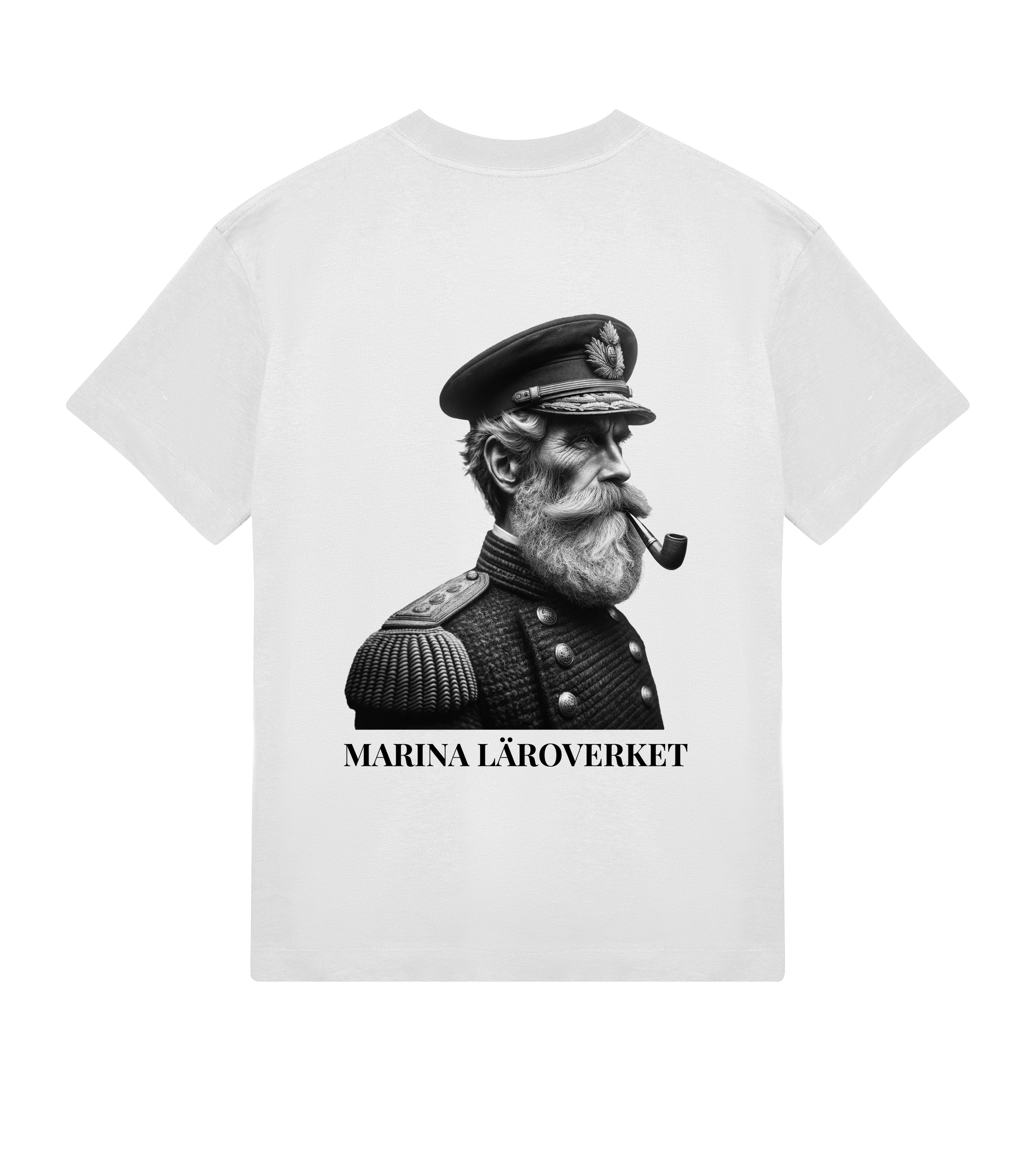 Boxy t-shirt - Herr - Marina Läroverket - Tryck bak