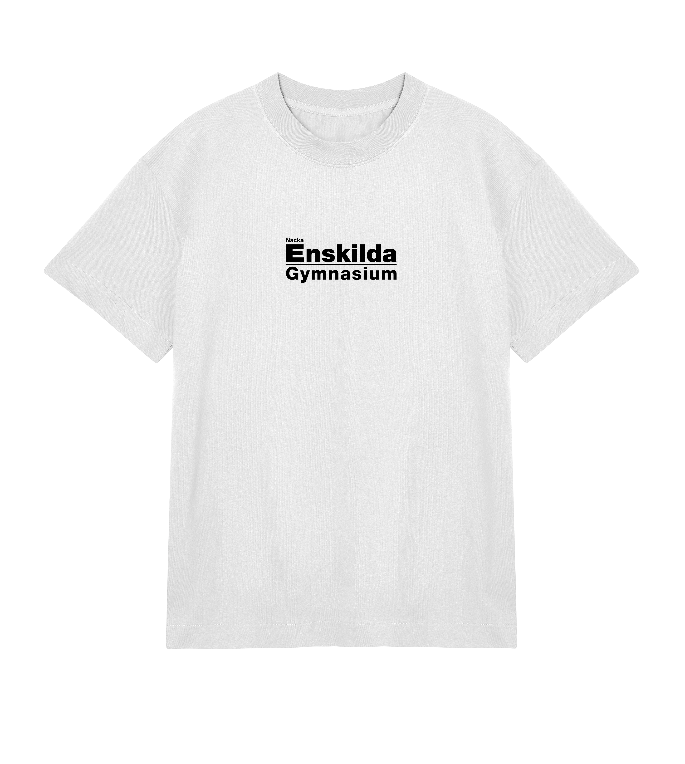 Boxy t-shirt - Herr - Nacka Enskilda - Tryck fram