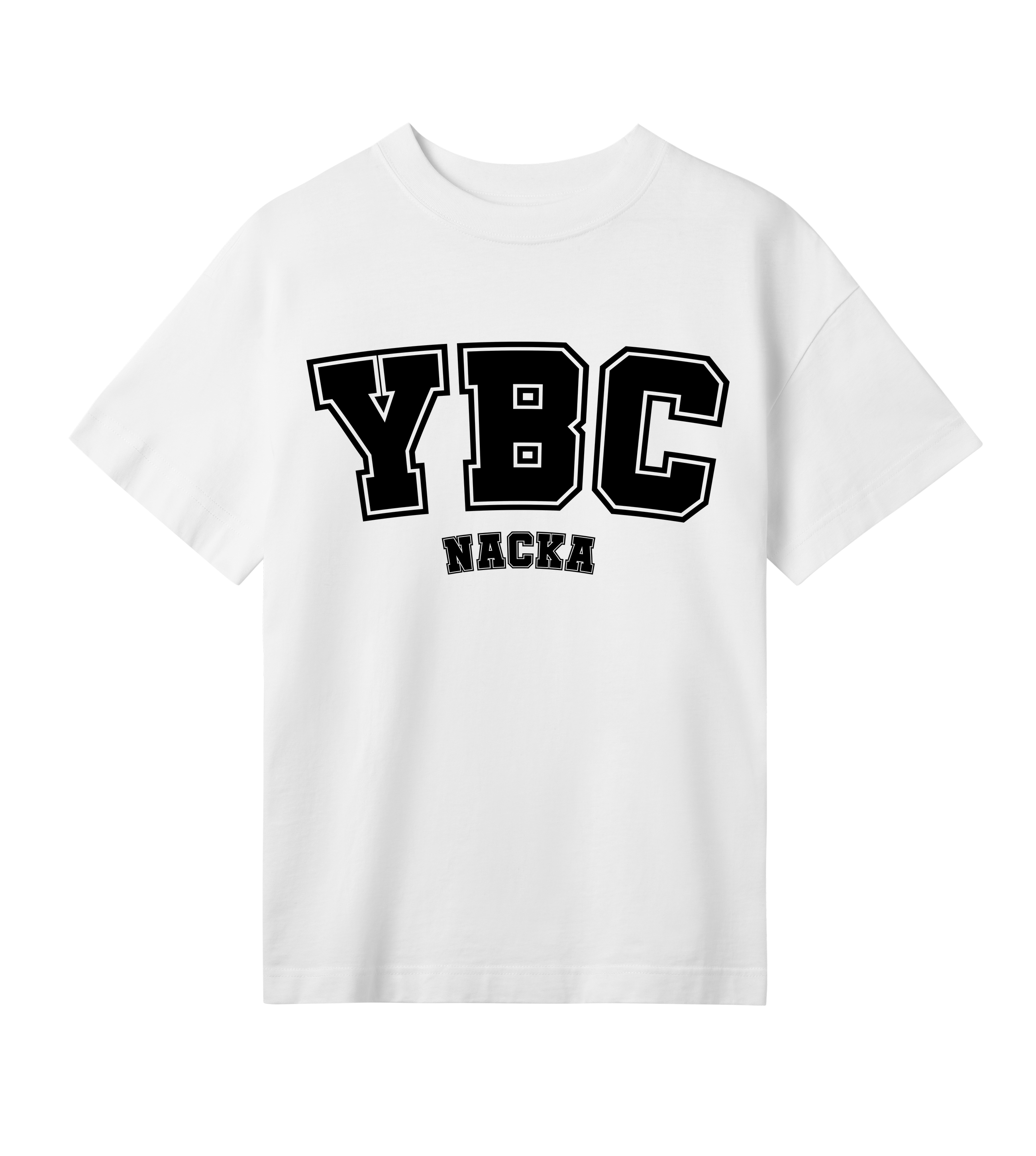 Oversized t-shirt - Dam - YBC - Tryck fram