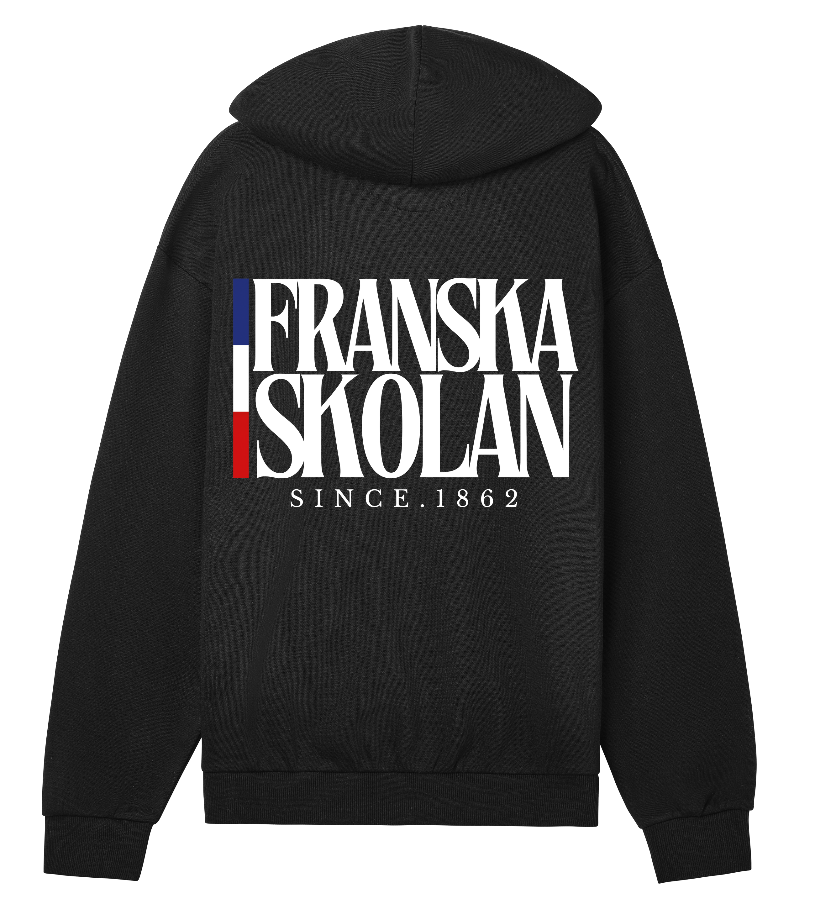 Zip-hoodie - Franska Skolan - Bak