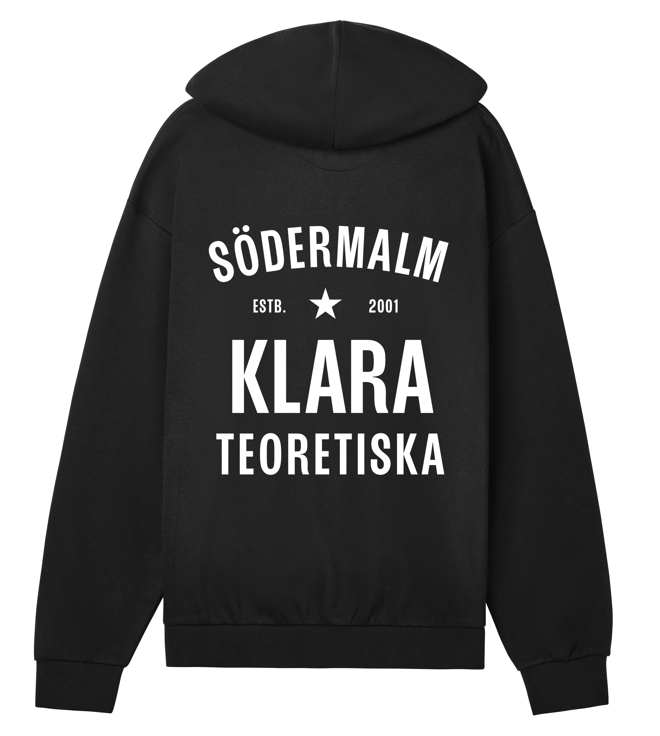 Zip-hoodie - Klara Södra - Tryck bak