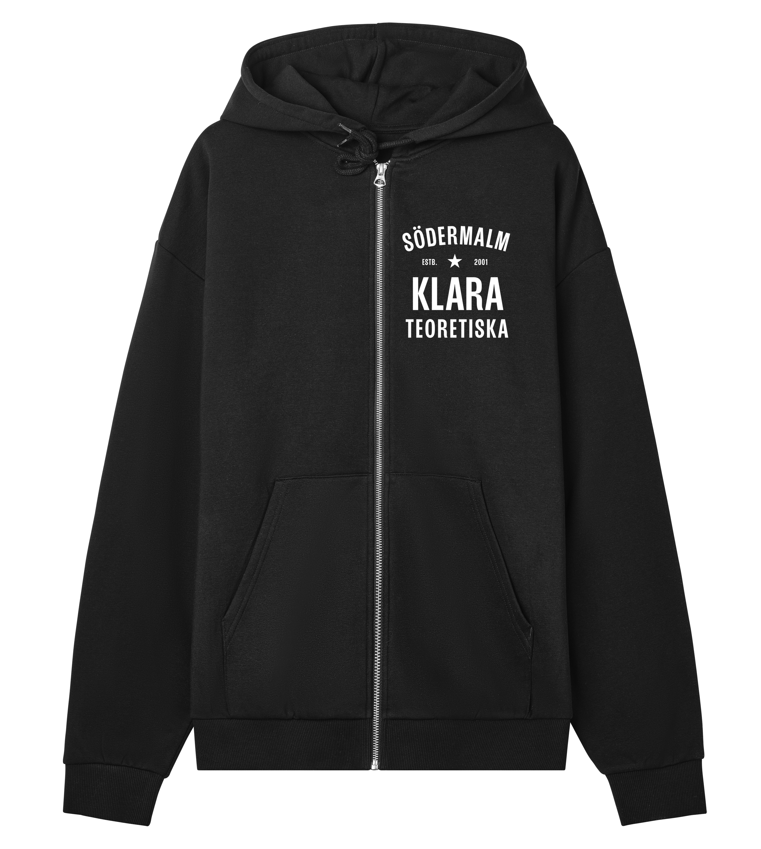 Zip-hoodie - Klara Södra - Tryck fram