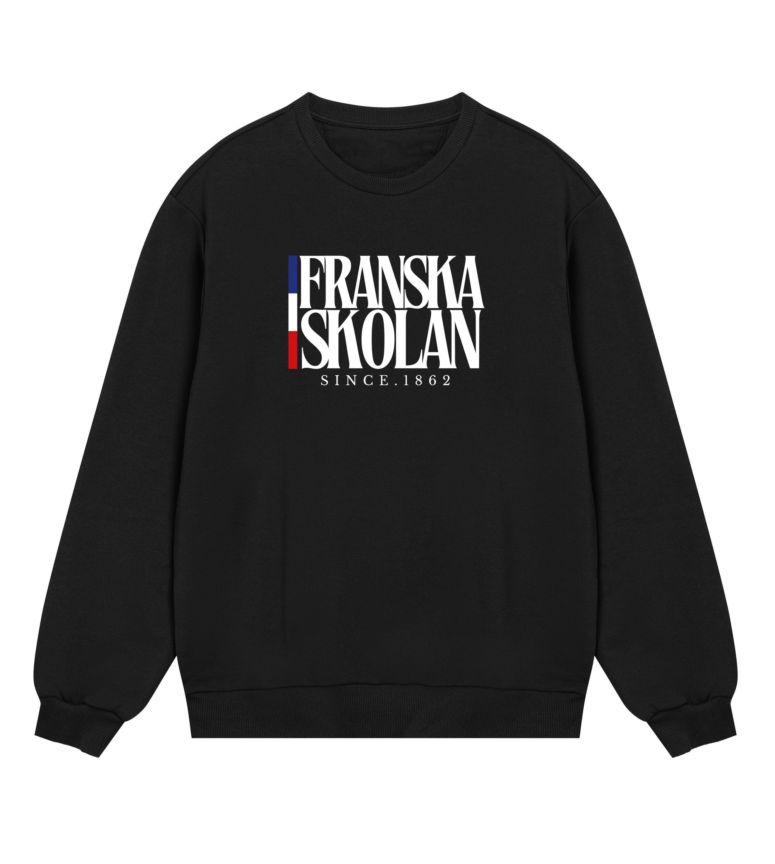 Sweatshirt - Franska Skolan - Tryck fram