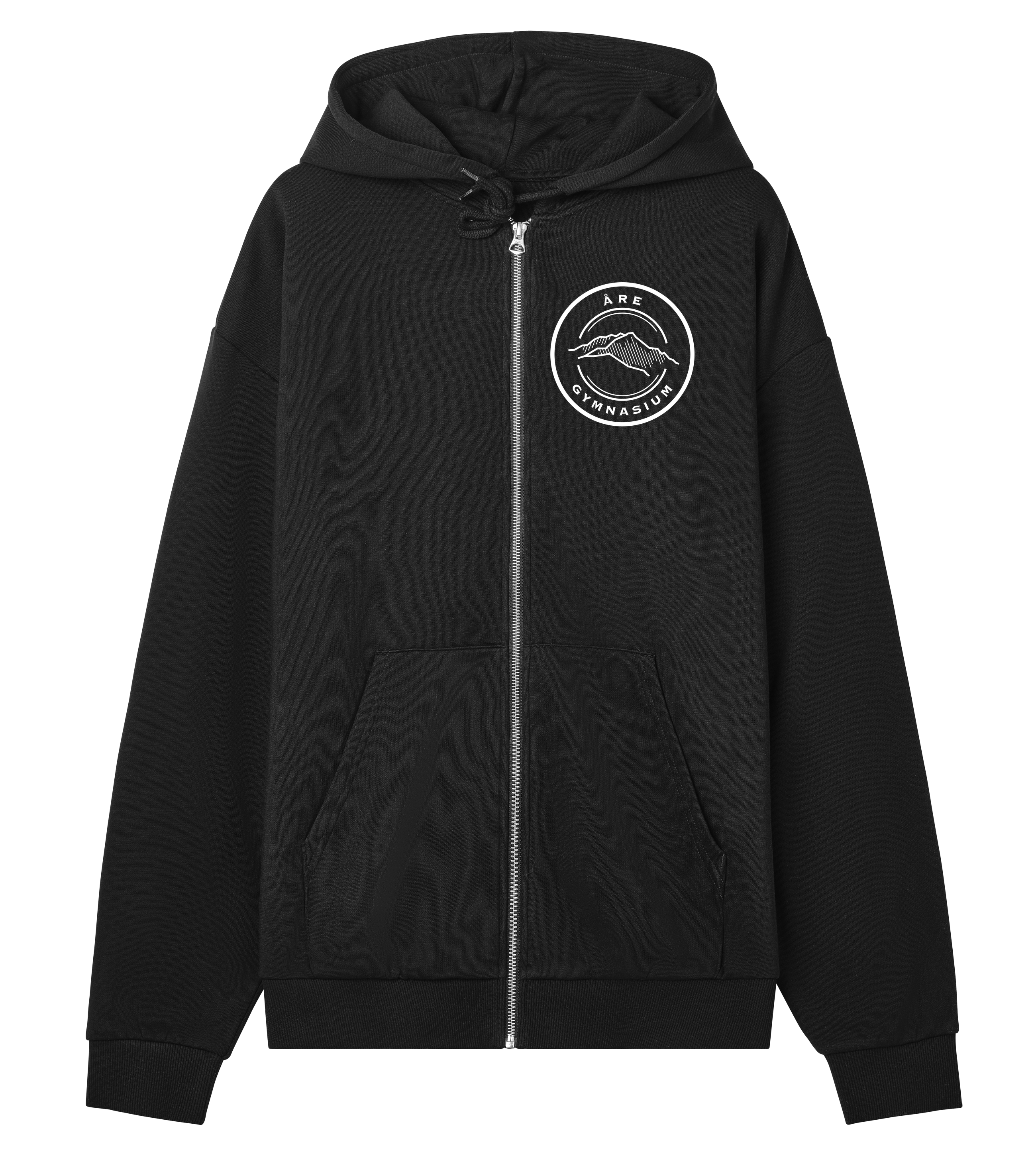 Zip-hoodie - Åre - Tryck fram & bak