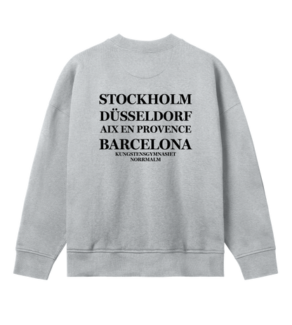 Oversized sweatshirt - Dam - Kungsten - Tryck bak