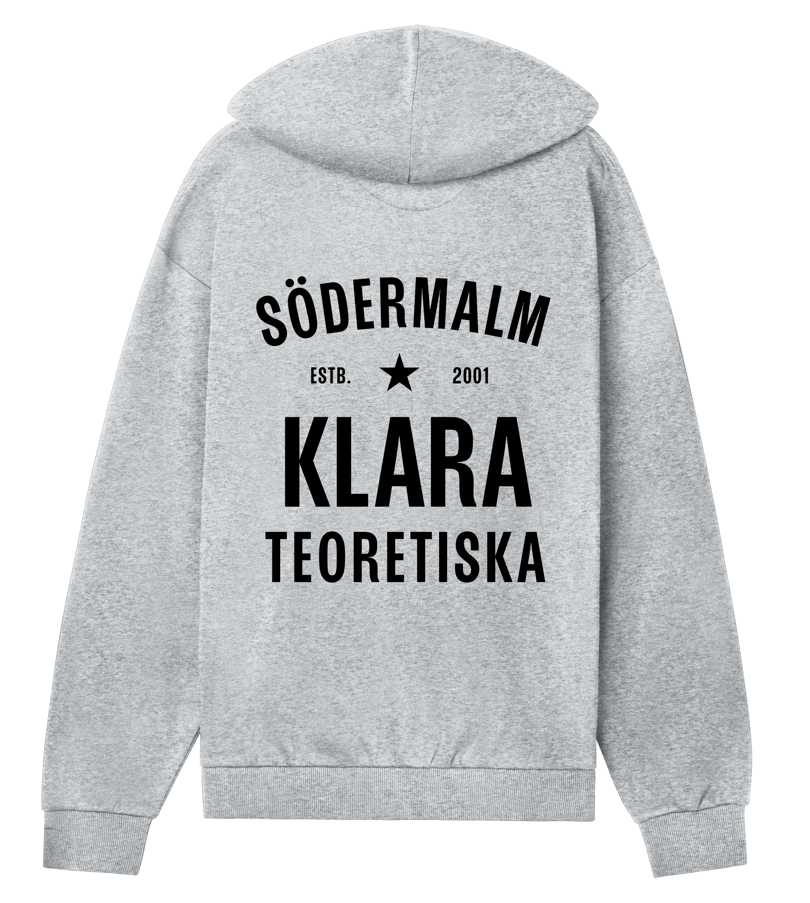 Zip-hoodie - Klara Södra - Tryck bak