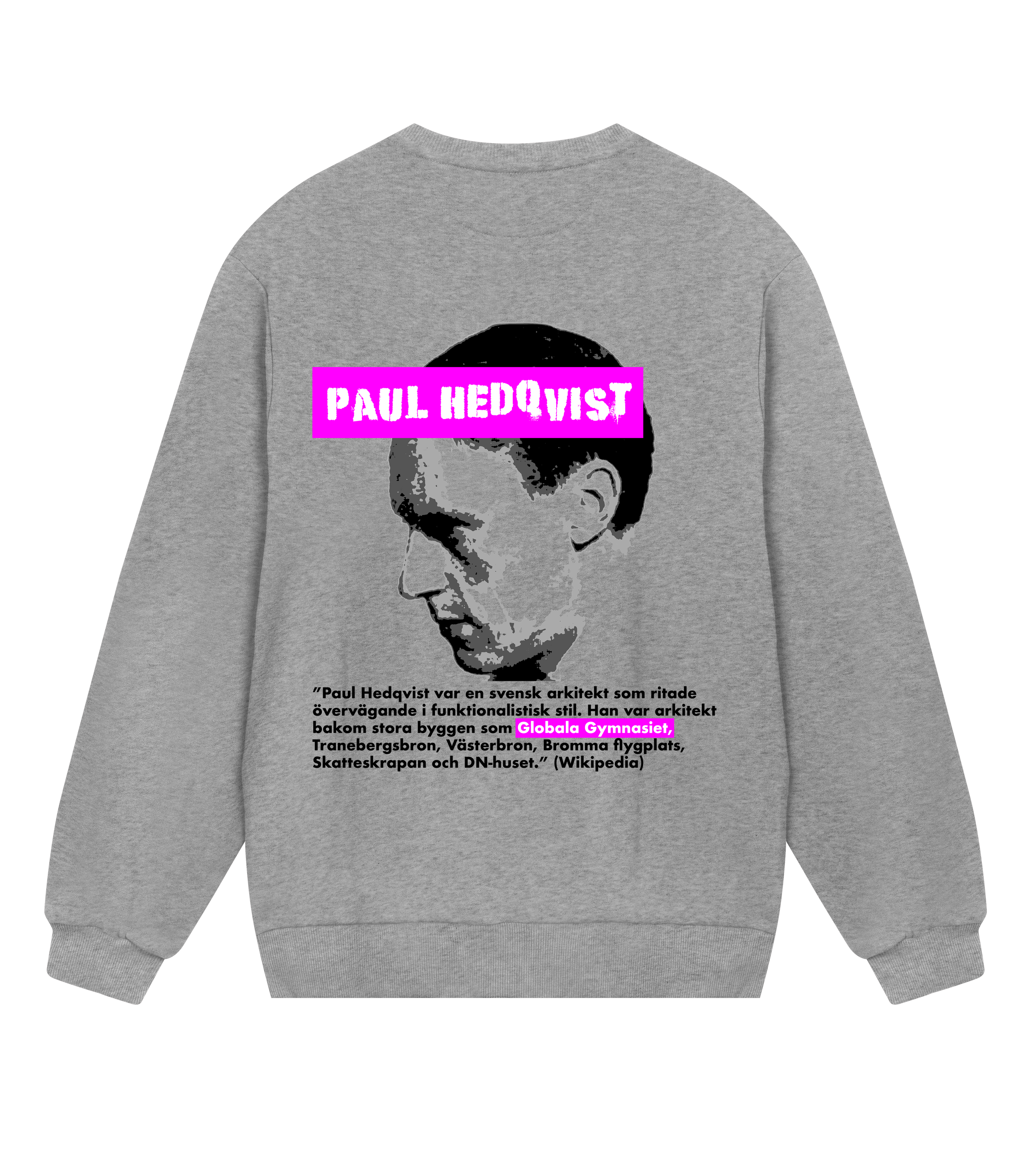 SWEATSHIRT - GLOBALA - TRYCK BAK