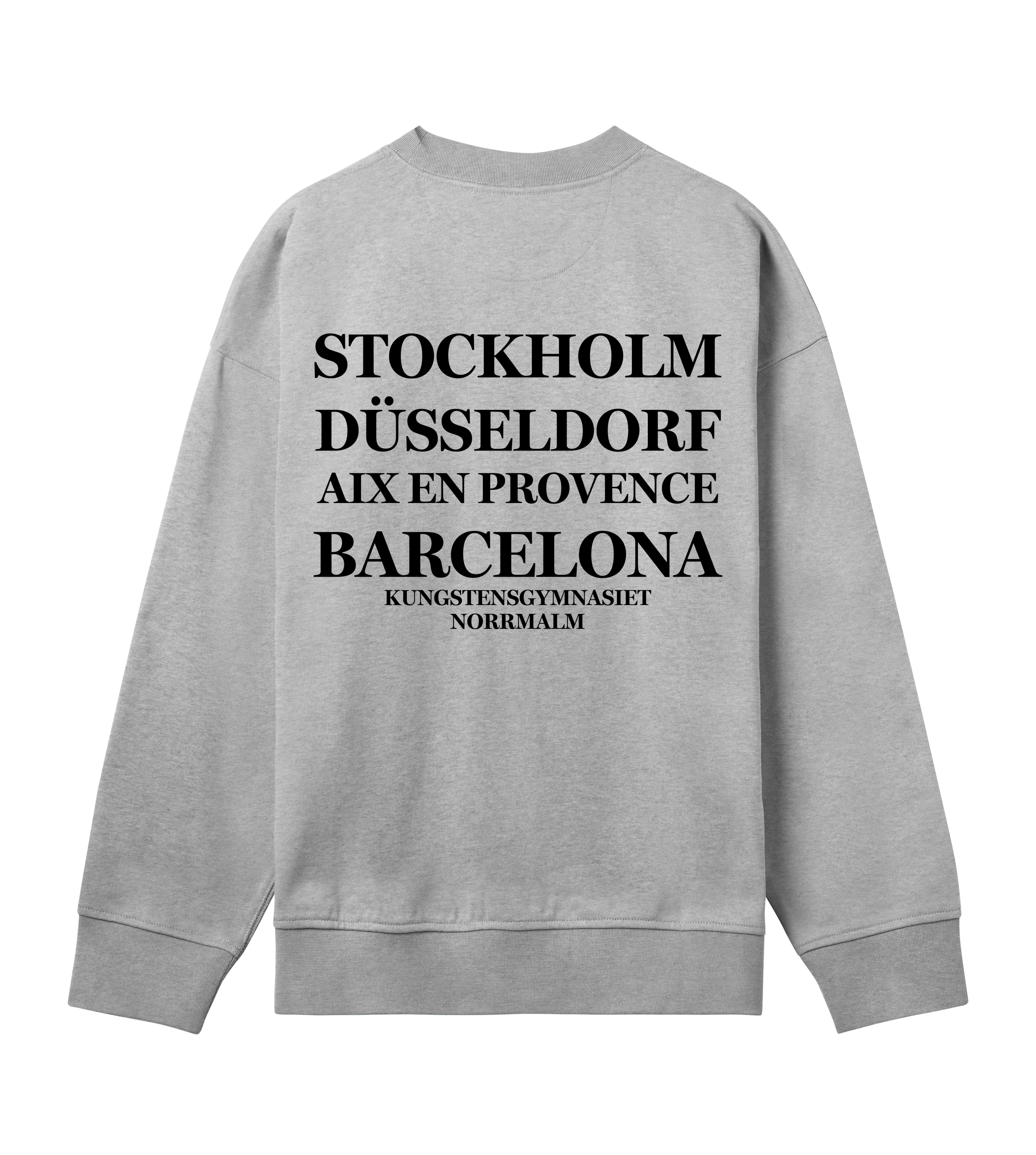Boxy sweatshirt - Herr - Kungsten - Tryck bak
