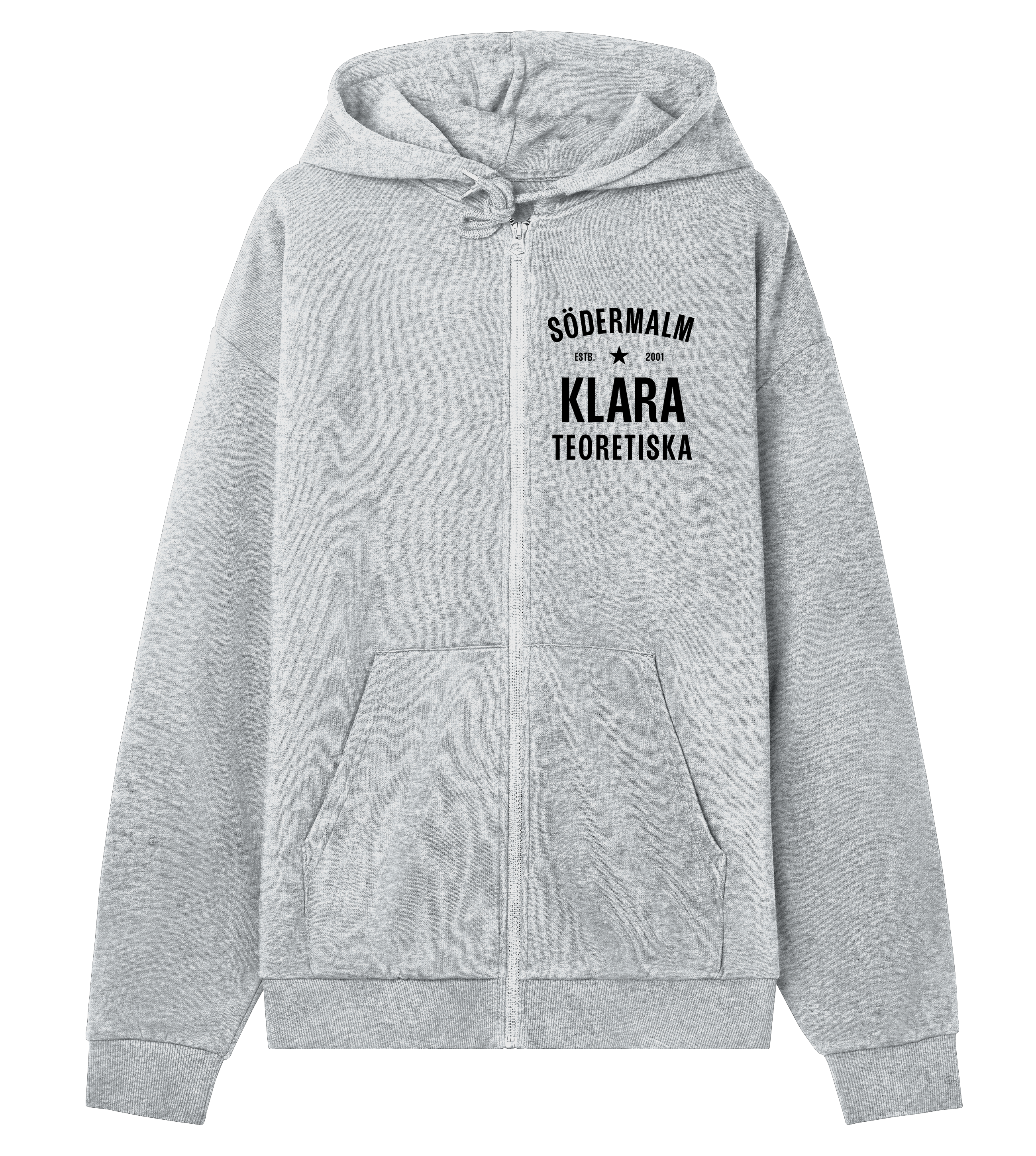 Zip-hoodie - Klara Södra - Tryck fram