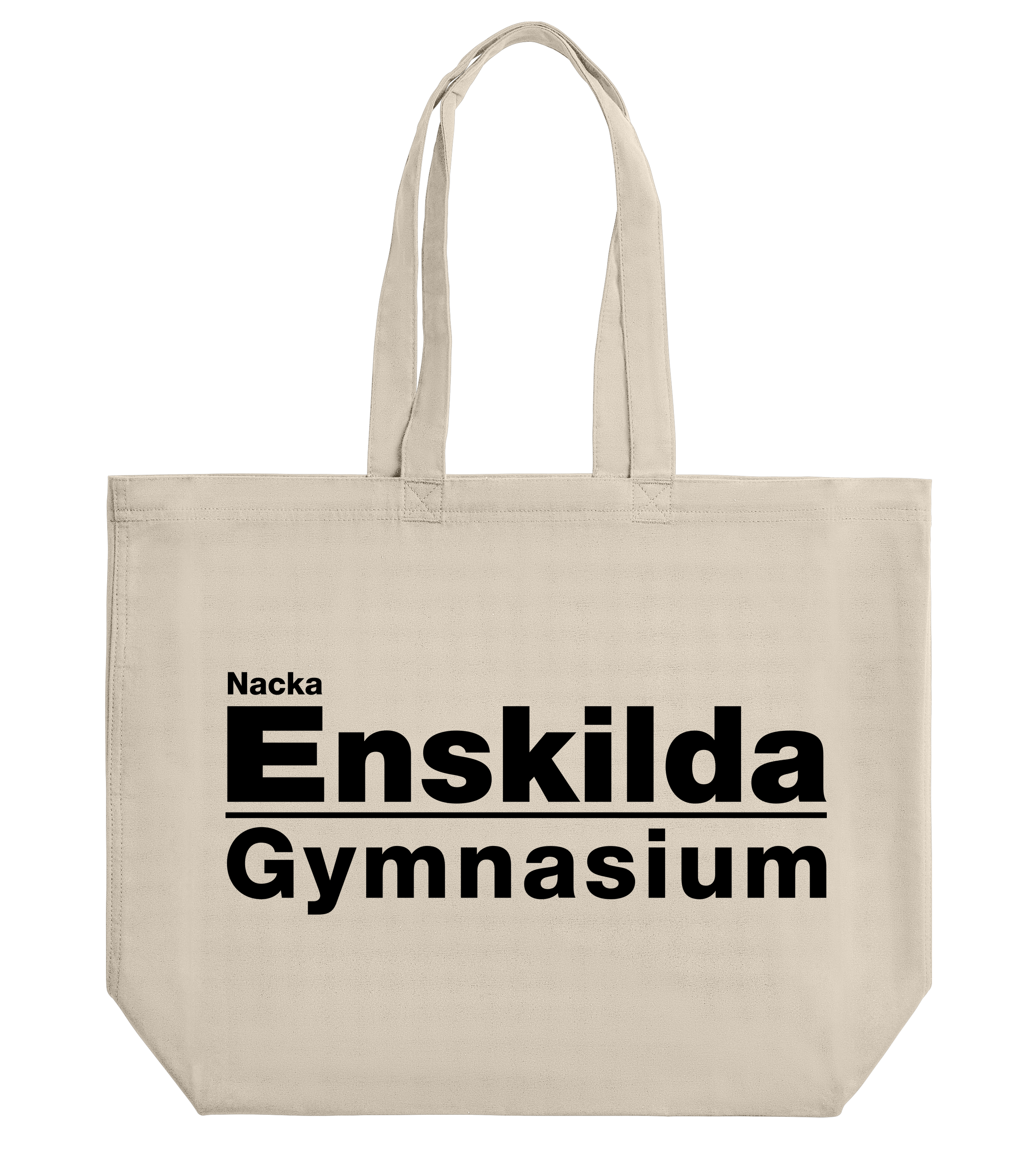 Totebag Large - Nacka Enskilda - Tryck fram & bak