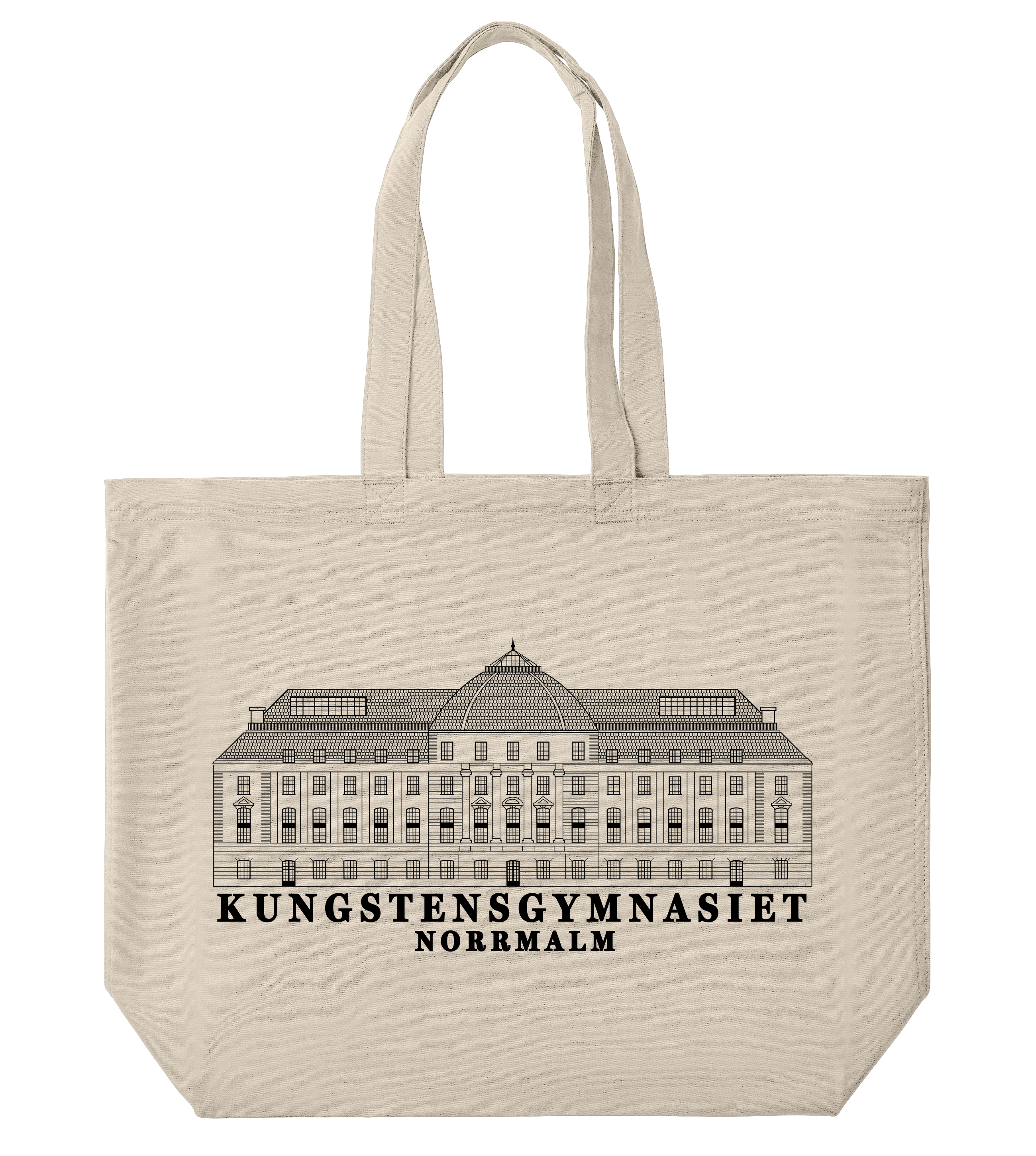 Totebag large - Kungsten - Fram & bak