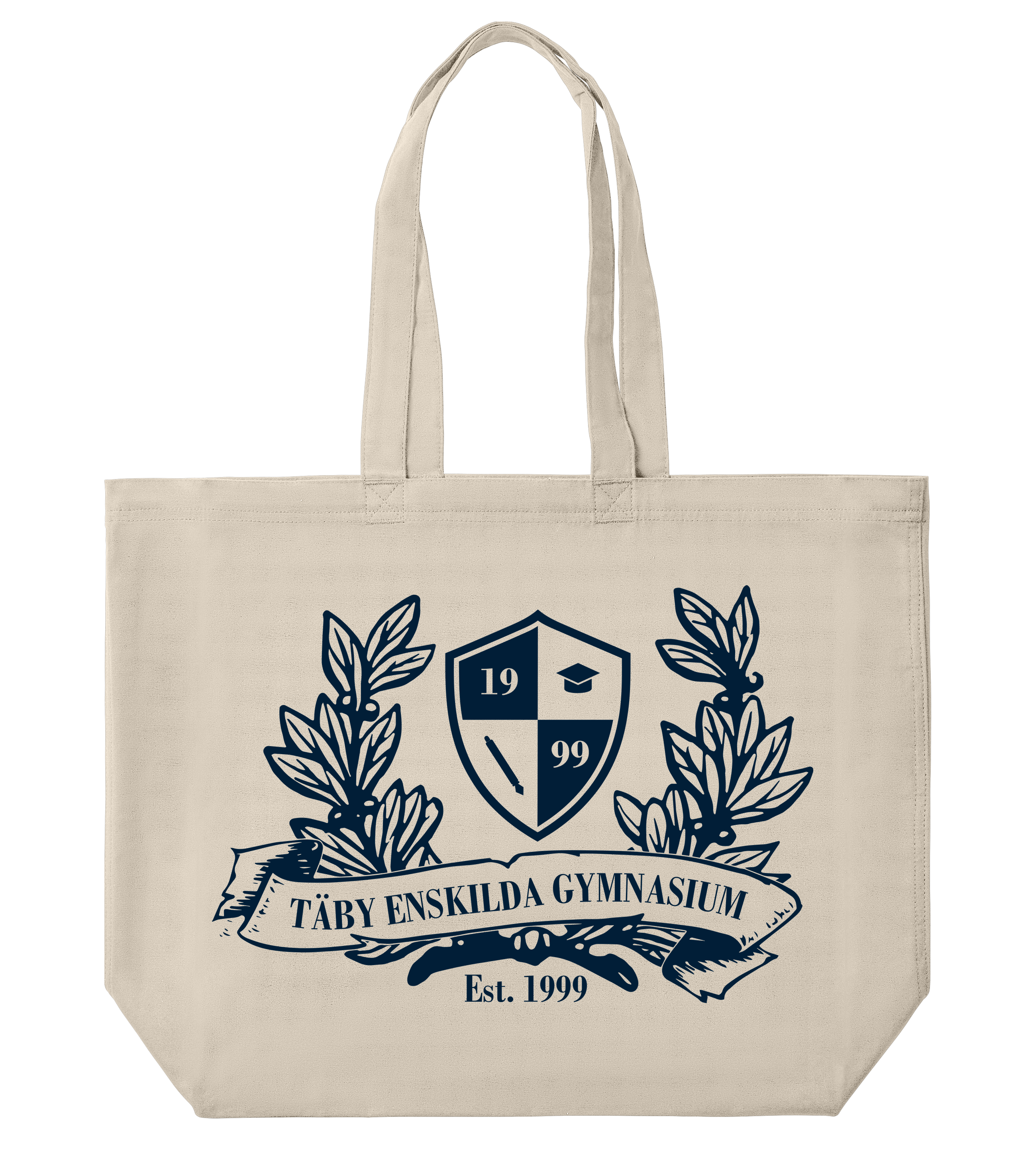 Totebag large - Täby Enskilda - Tryck fram