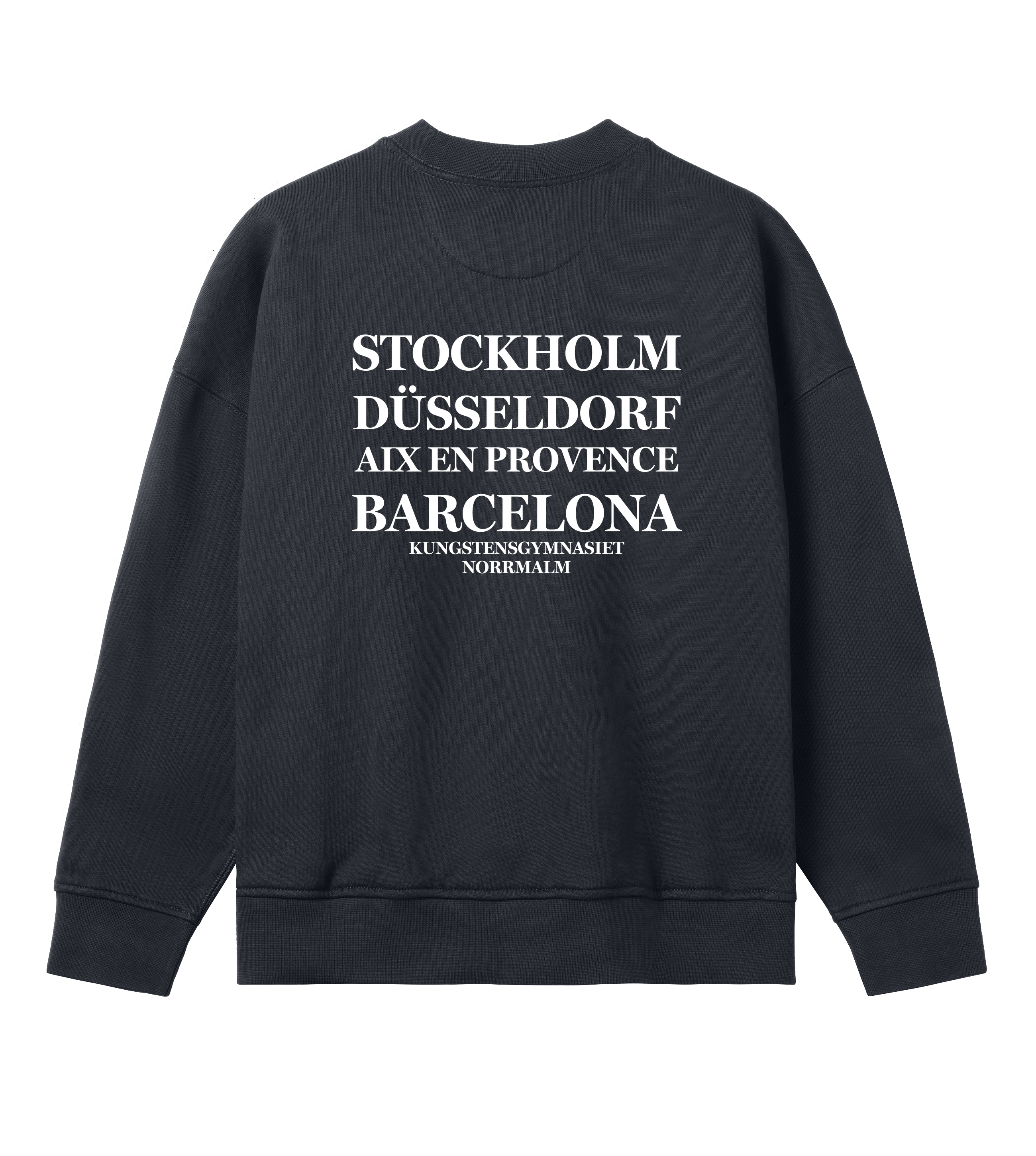 Oversized sweatshirt - Dam - Kungsten - Tryck bak