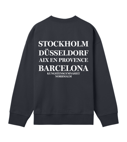 Boxy sweatshirt - Herr - Kungsten - Tryck bak