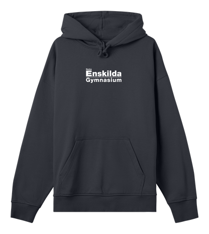 Boxy hoodie - Herr - Nacka Enskilda - Tryck fram