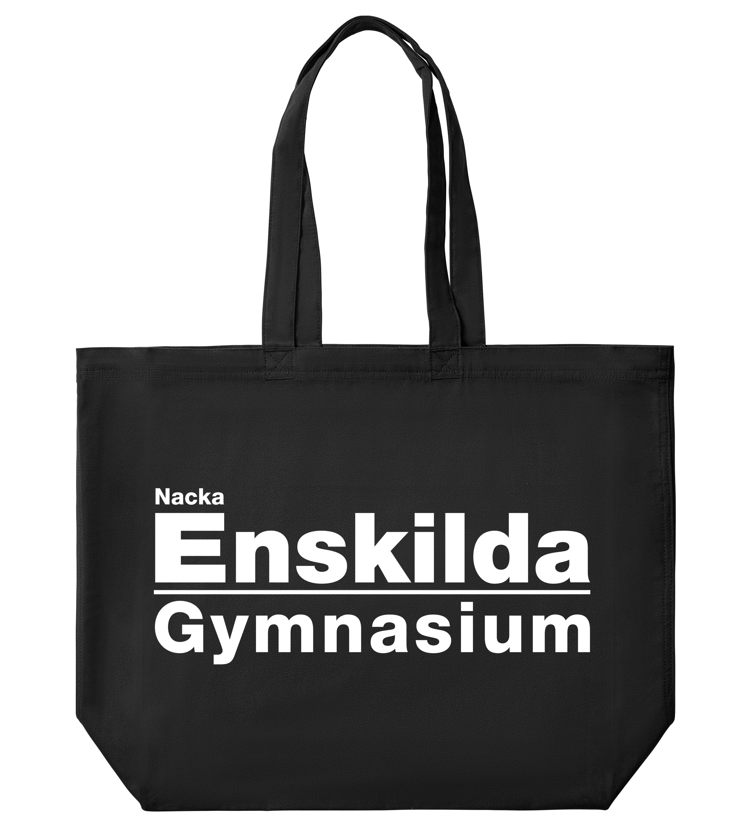 Totebag Large - Nacka Enskilda - Tryck fram & bak