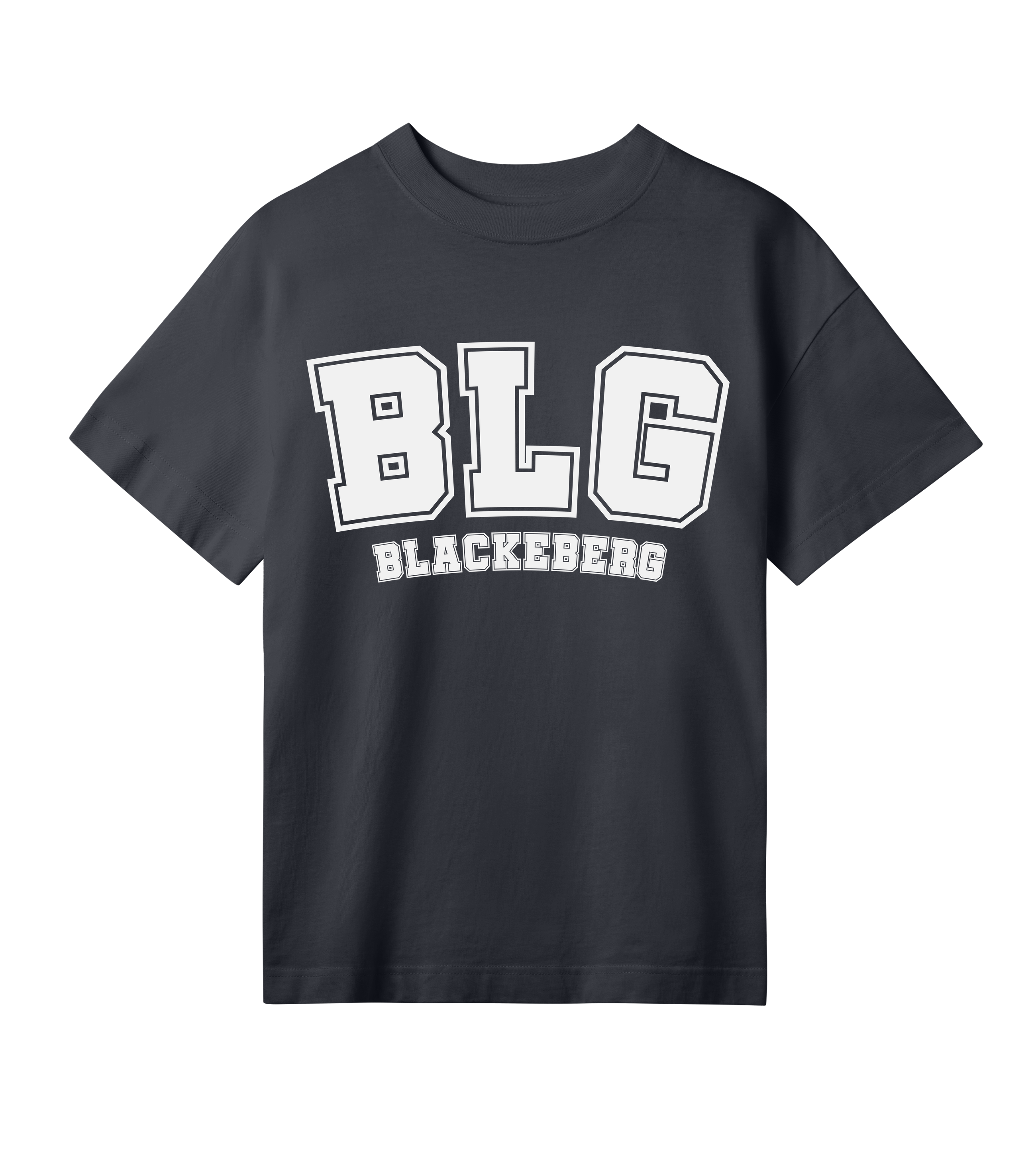 Oversized t-shirt - Dam - Blackeberg - Tryck fram