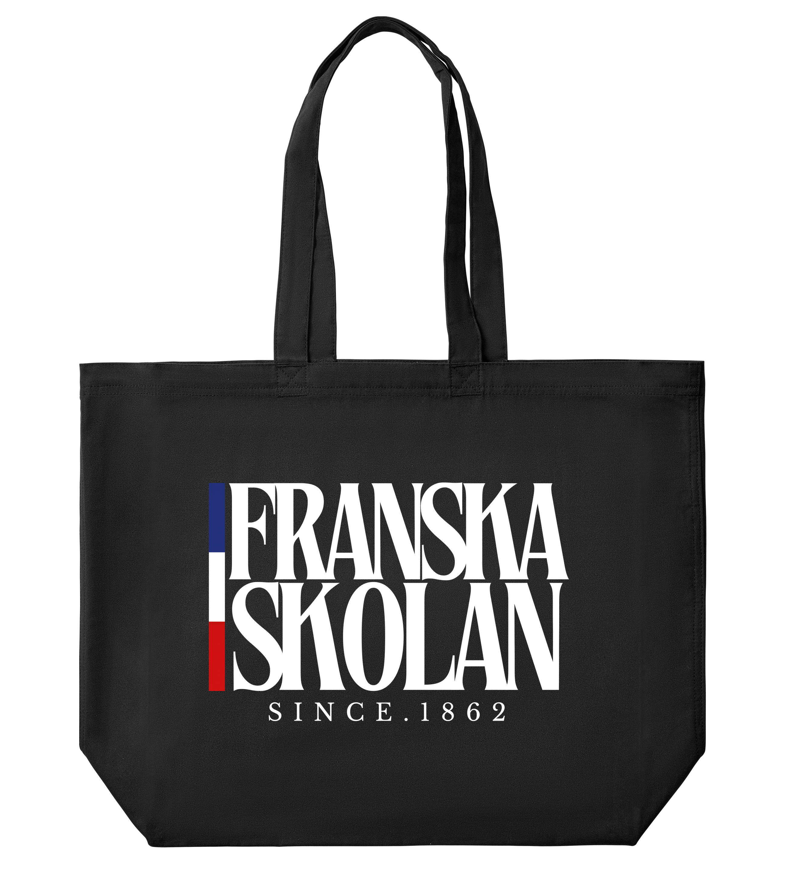 Totebag large - Franska Skolan - Tryck fram & bak