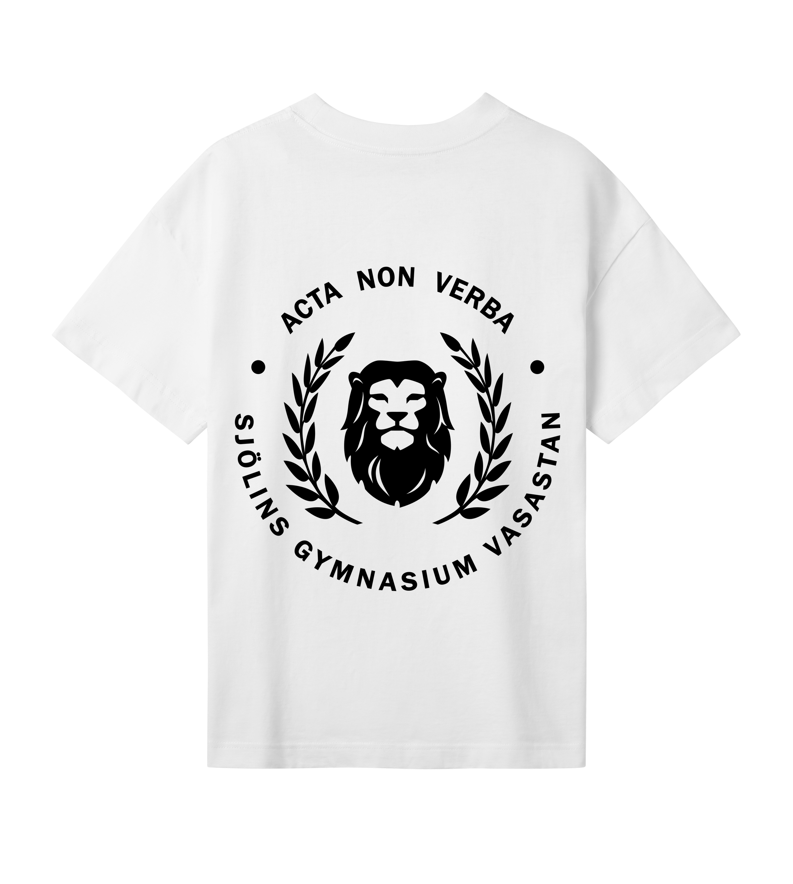 Oversized t-shirt - Dam - Sjölins Vasastan - Tryck bak