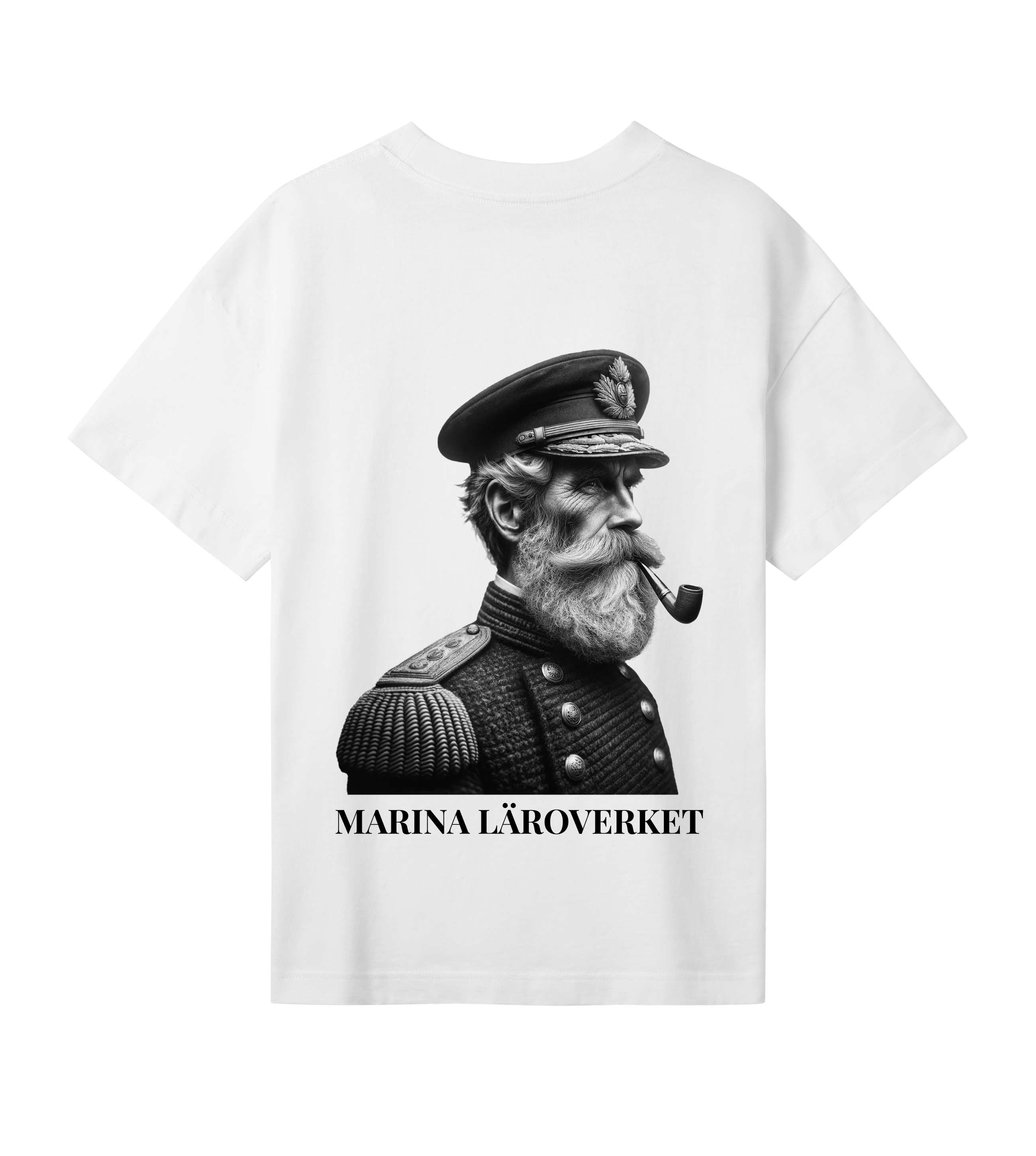 Oversized t-shirt - Dam - Marina Läroverket - Tryck bak