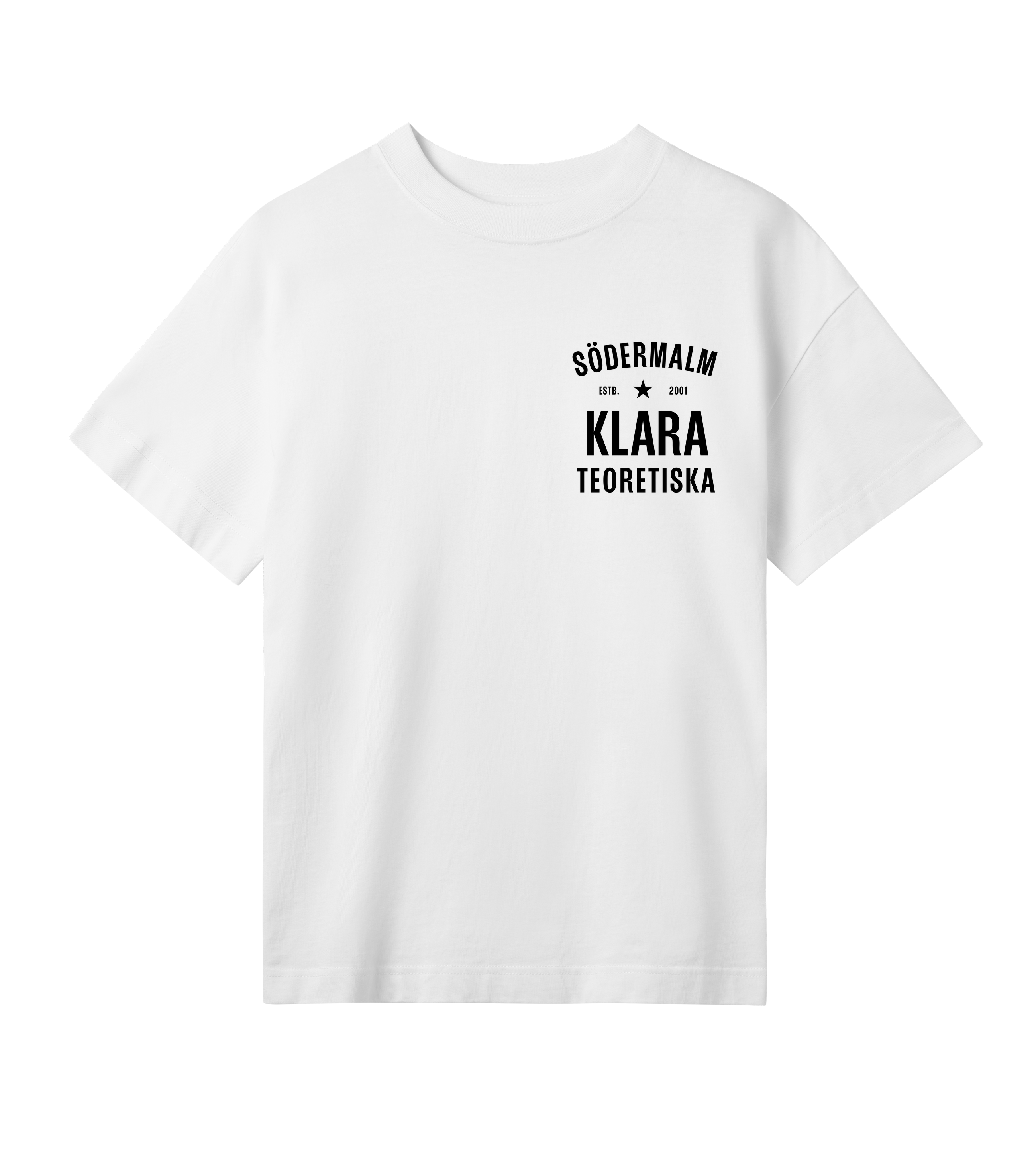 Oversized t-shirt - Dam - Klara Södra - Tryck fram