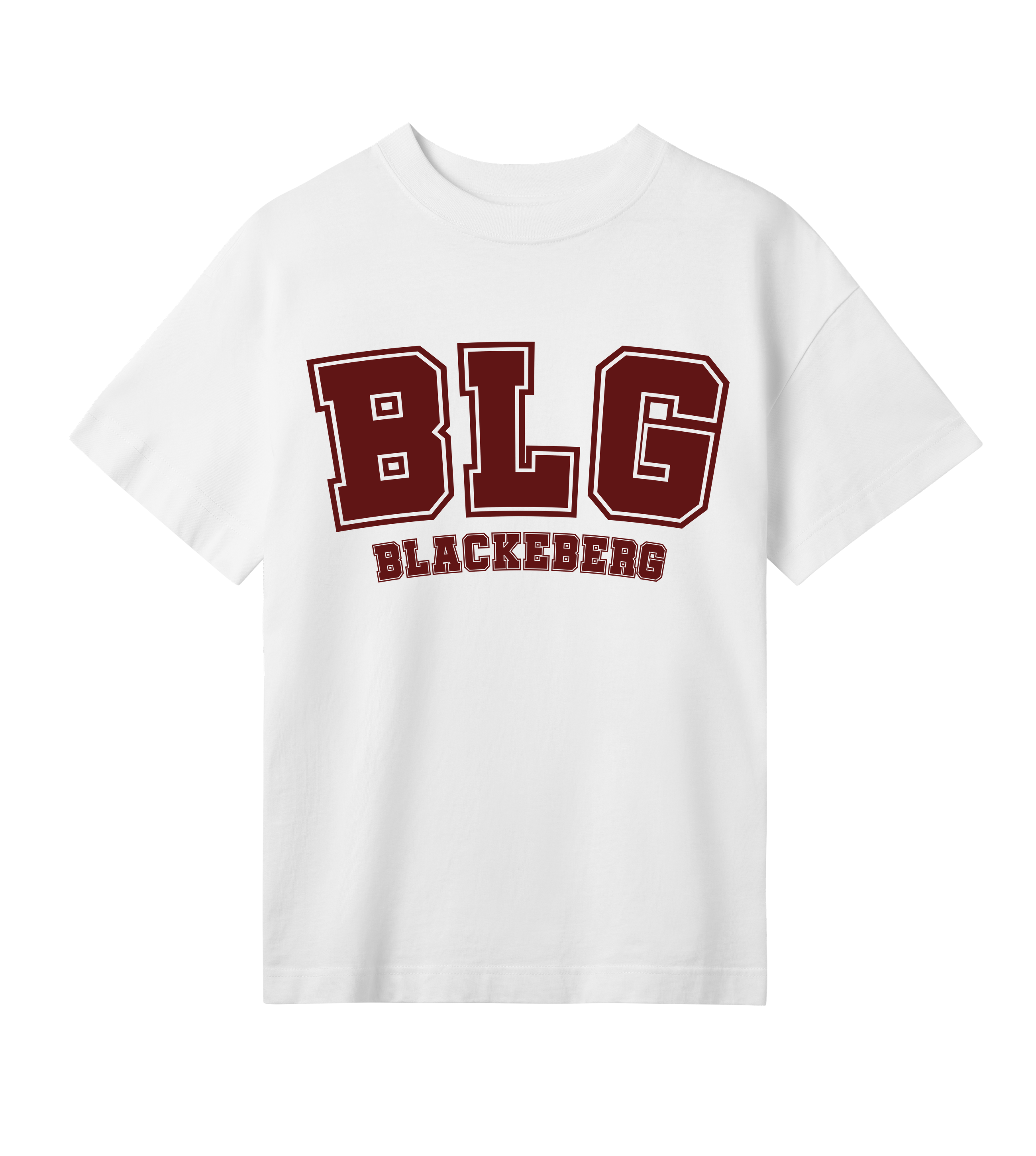 Oversized t-shirt - Dam - Blackeberg - Tryck fram