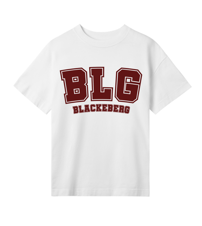 Oversized t-shirt - Dam - Blackeberg - Tryck fram