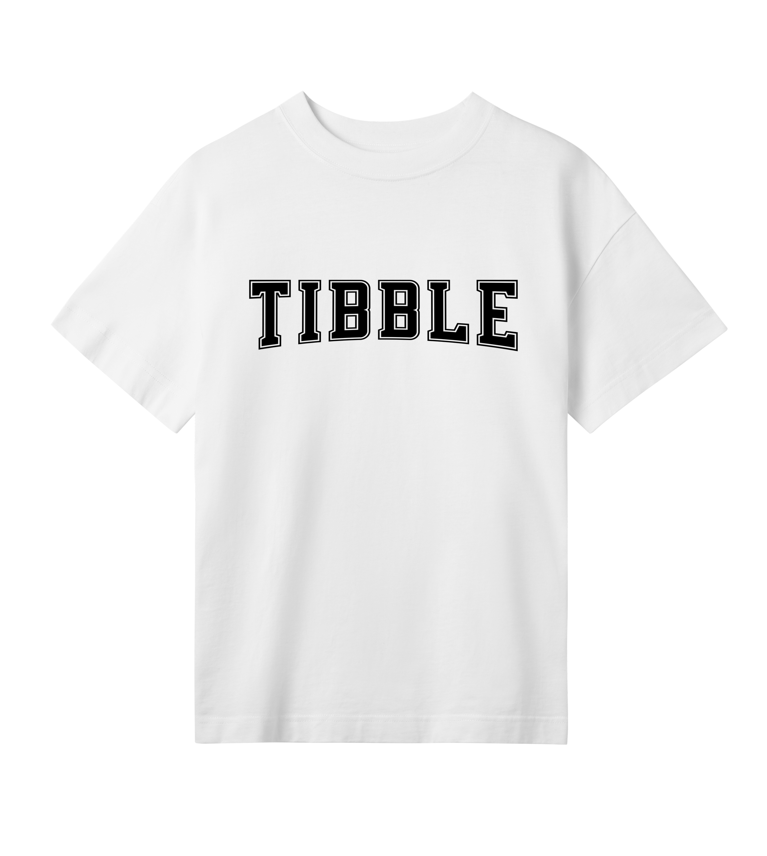 Oversized t-shirt - Dam - Tibble - Tryck fram