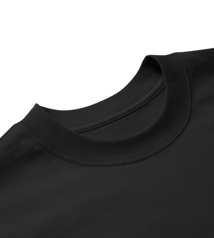 School Merch stilsäkra oversized t-shirt i färgen off black