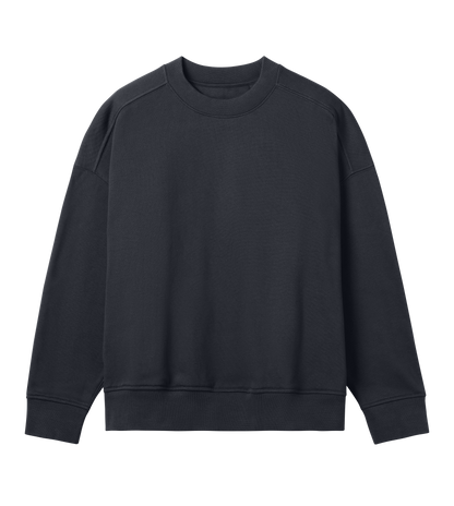 Oversized sweatshirt - Dam - Kungsten - Tryck bak