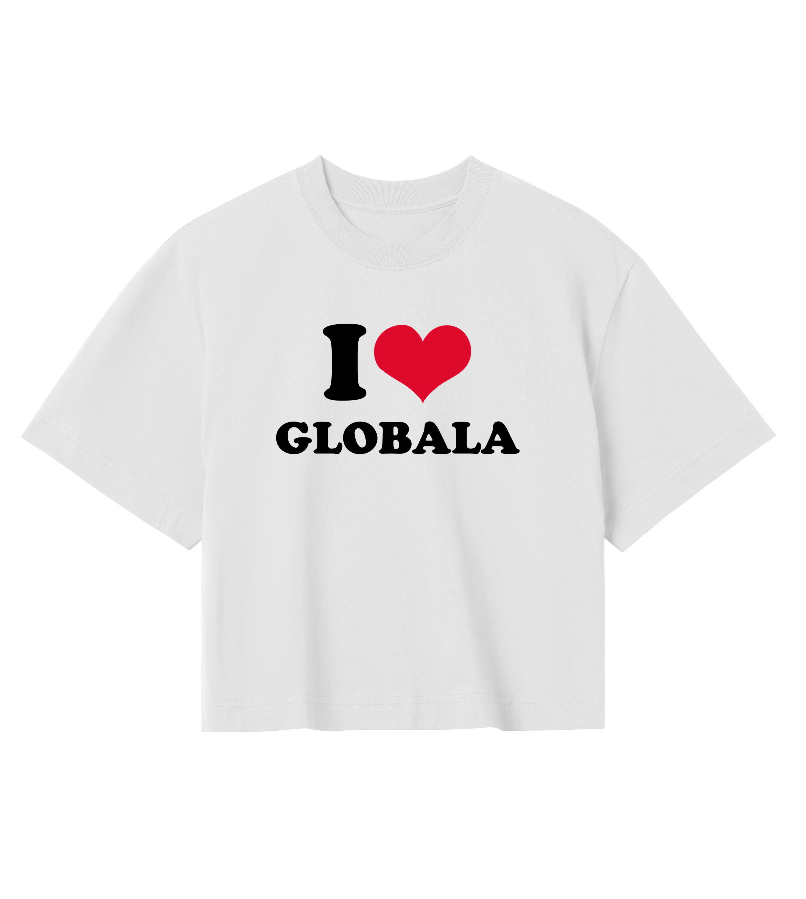 CROP-TOP - GLOBALA - TRYCK FRAM